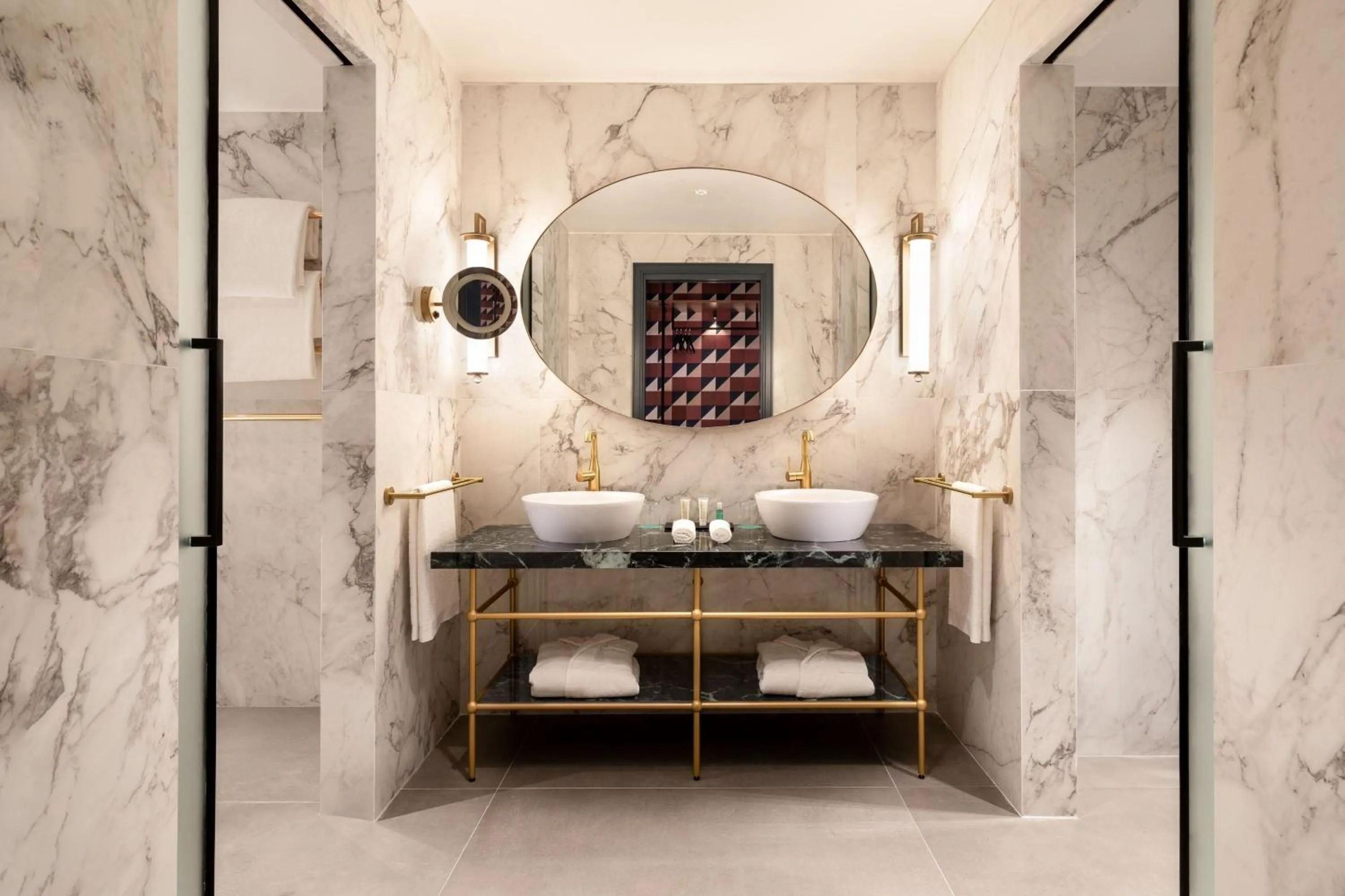 Bathroom in Le Meridien Visconti Rome