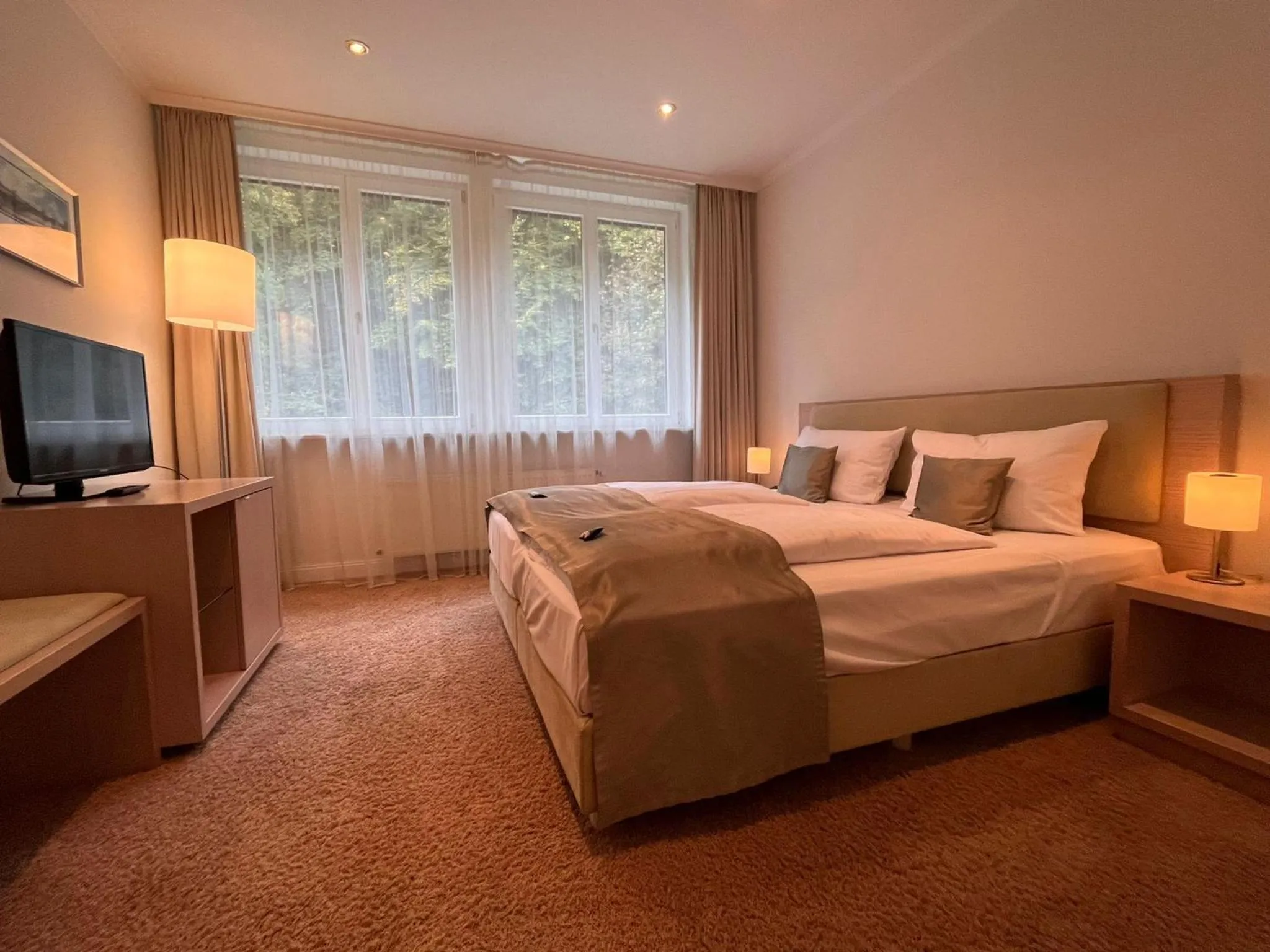 Bed in Hotel Kieler Yacht-Club