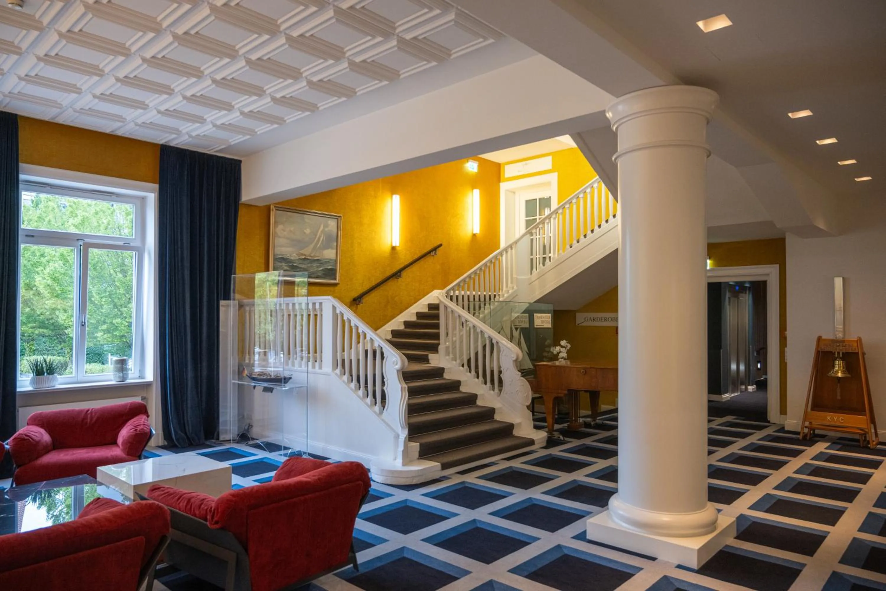 Lobby or reception in Hotel Kieler Yacht-Club
