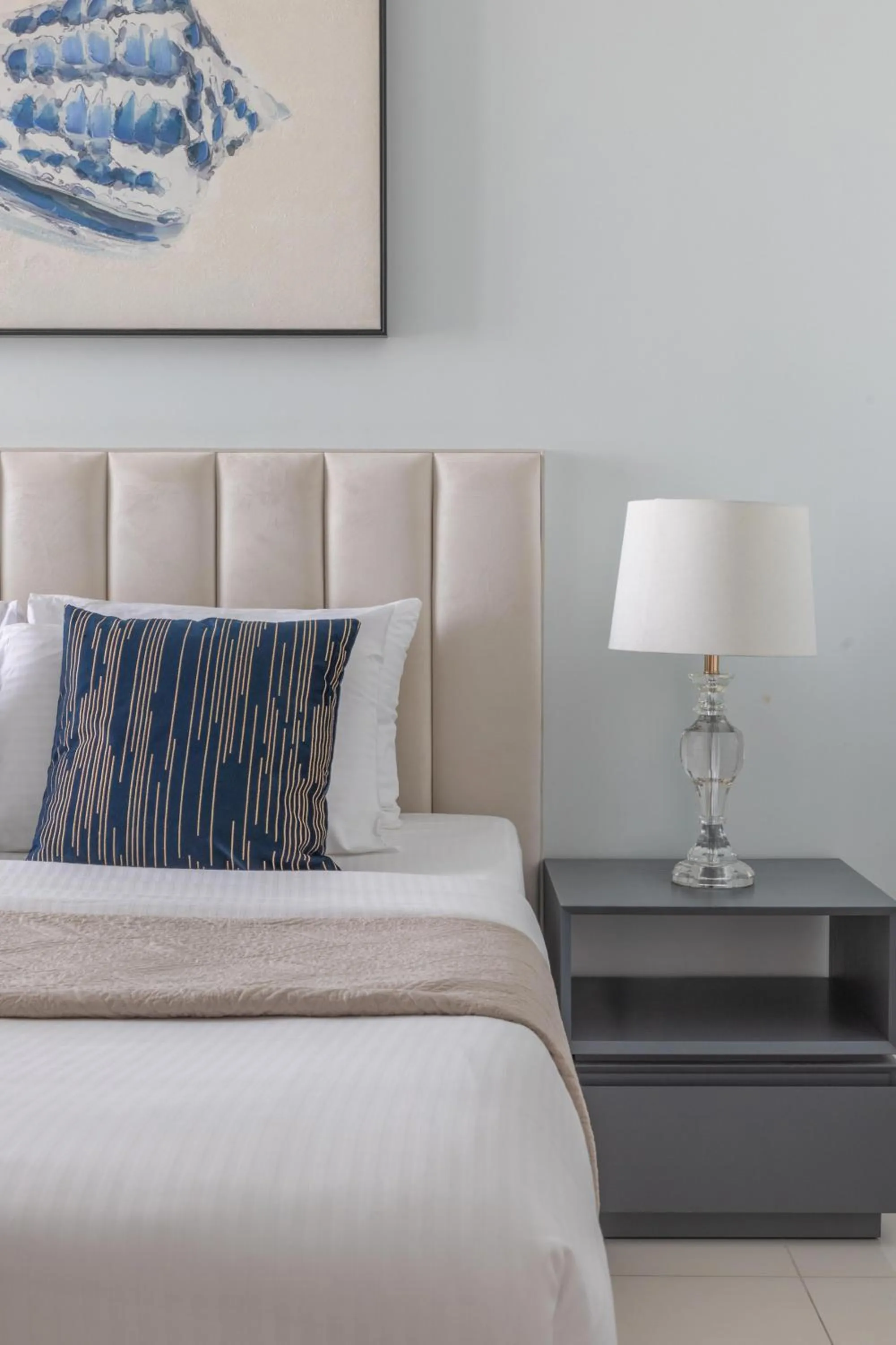 Decorative detail, Bed in Frank Porter - Paramount Midtown