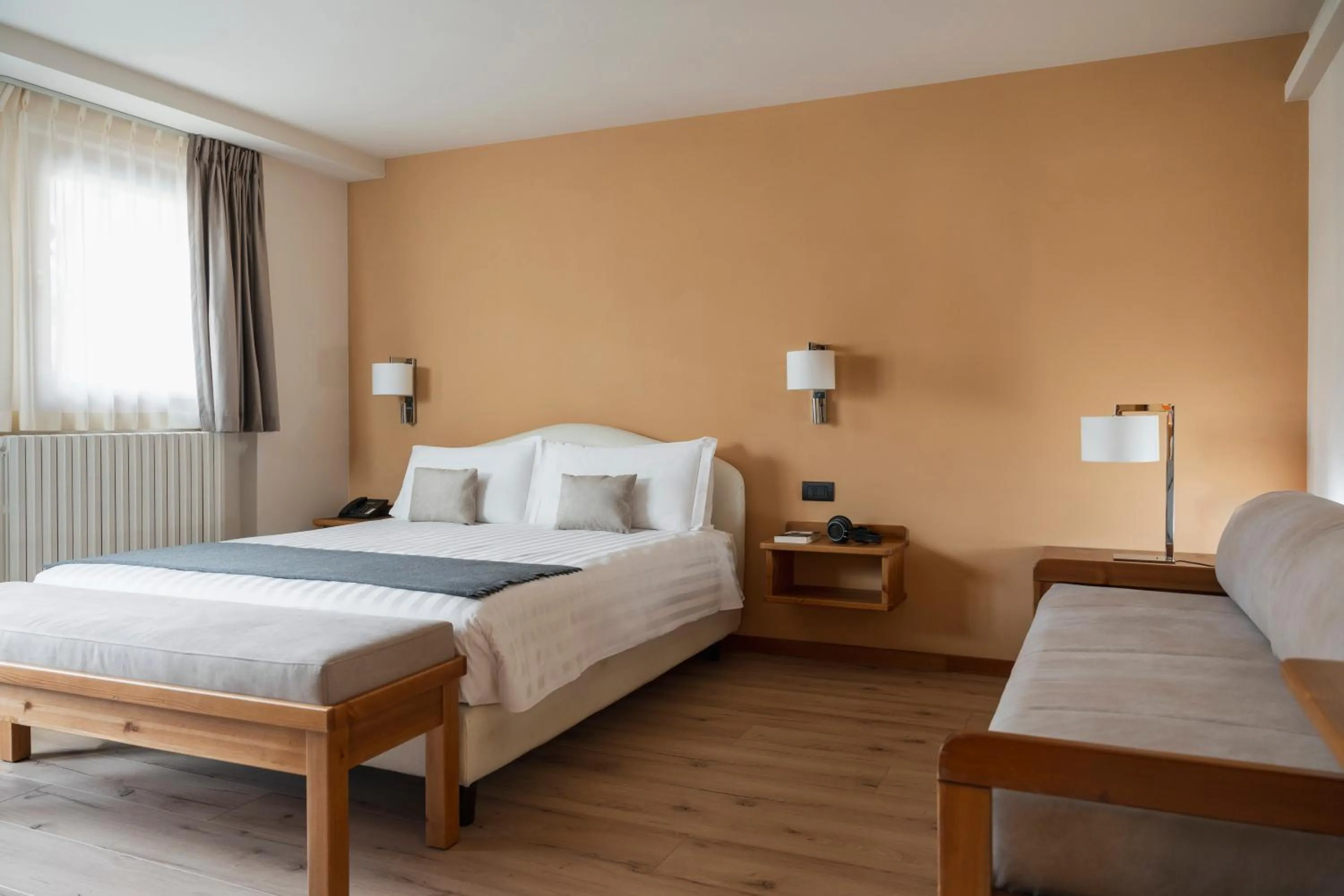 Bed in Hotel Cristallo