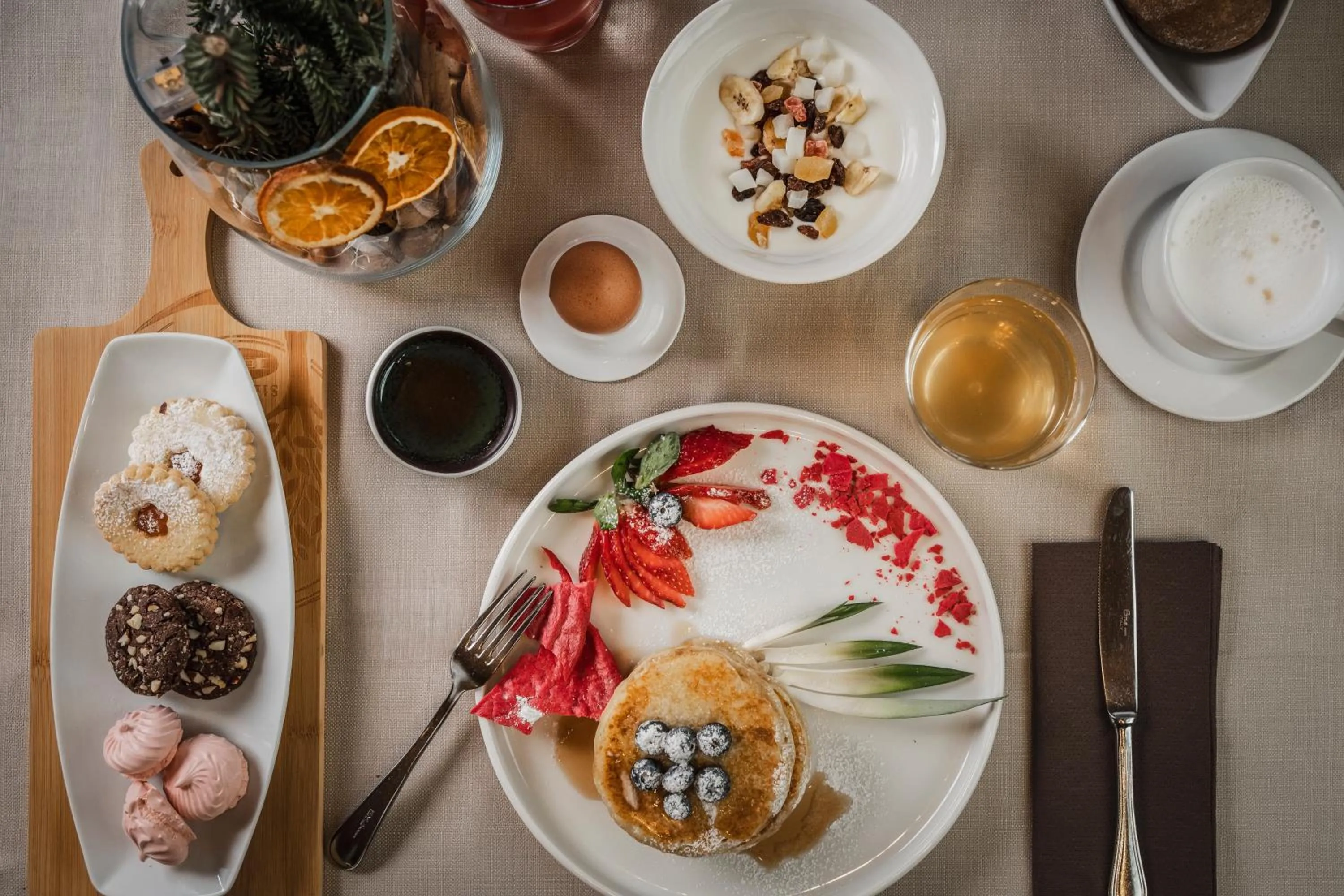 Breakfast in Hotel Cristallo