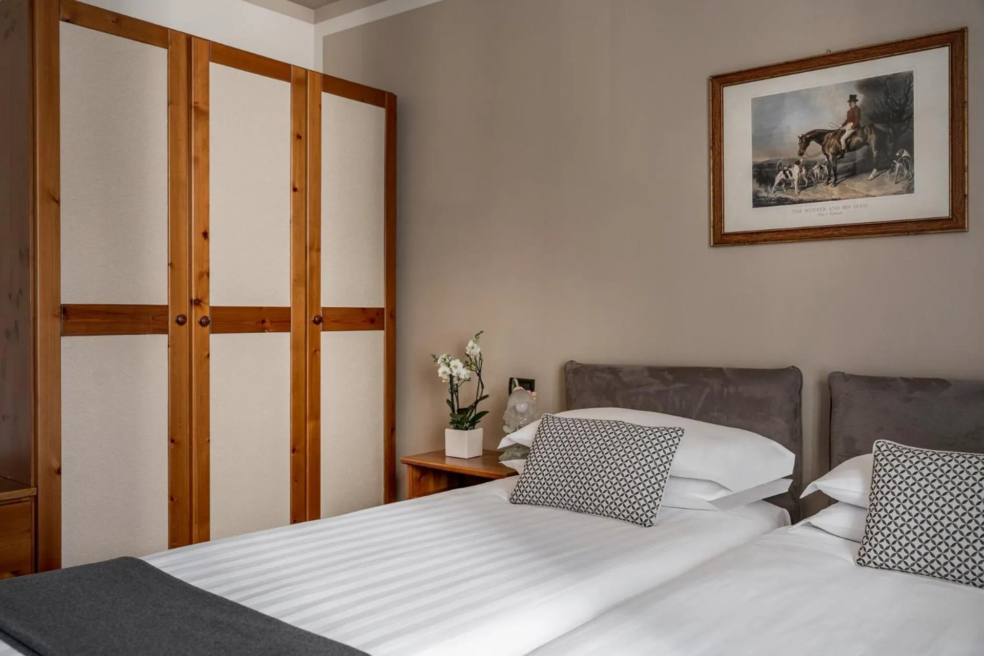 Bed in Hotel Cristallo