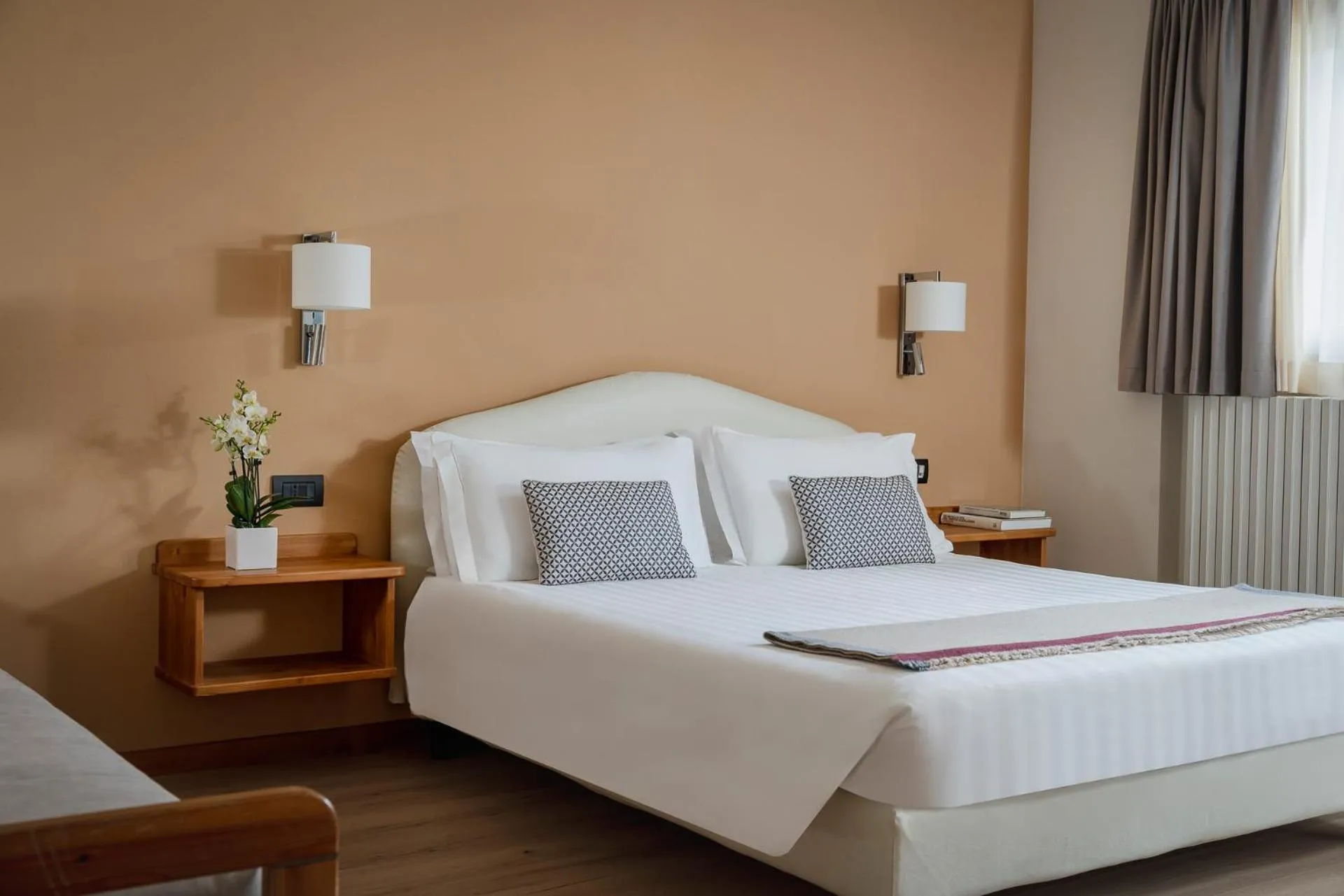 Bed in Hotel Cristallo