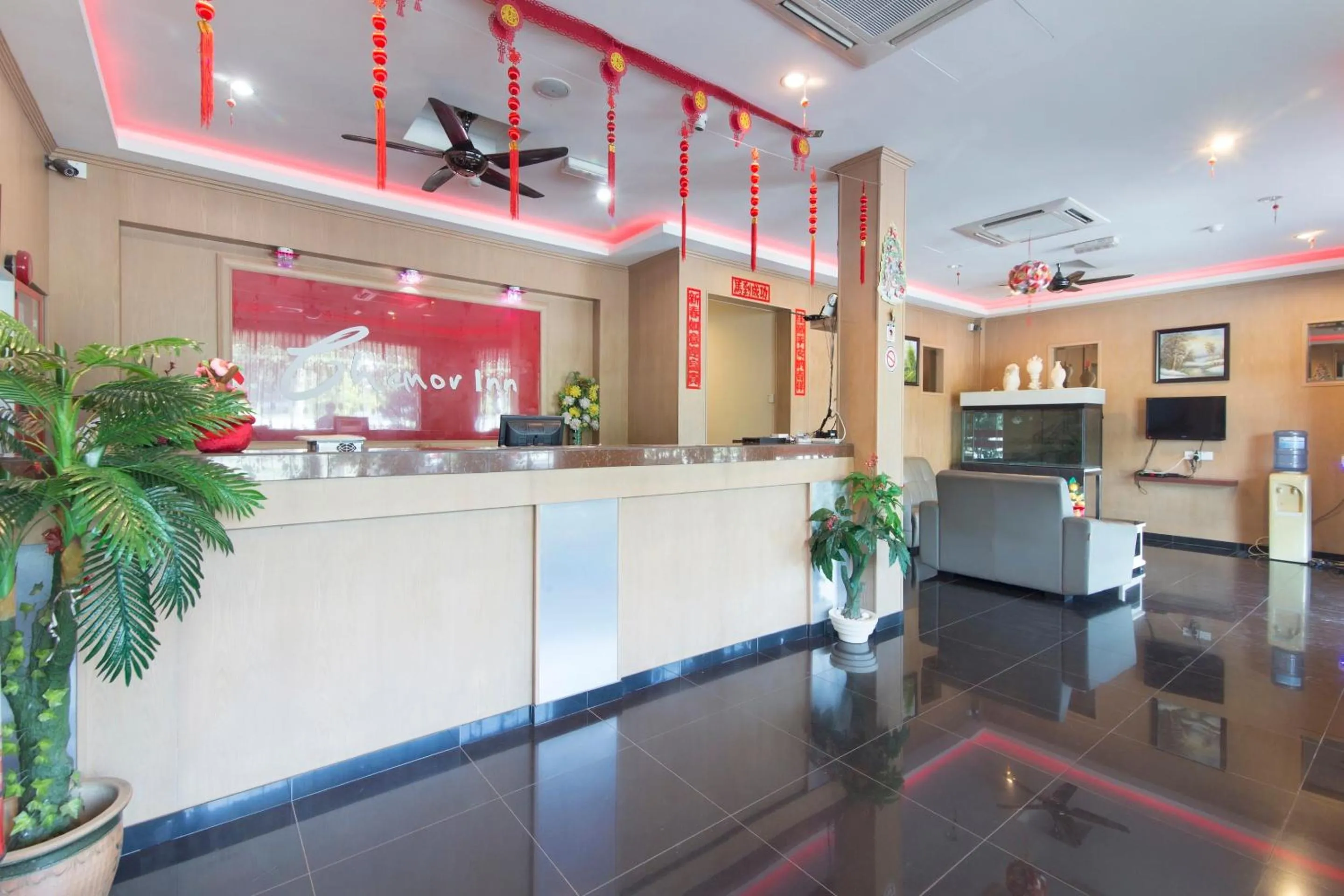 Lobby or reception in Chemor Inn