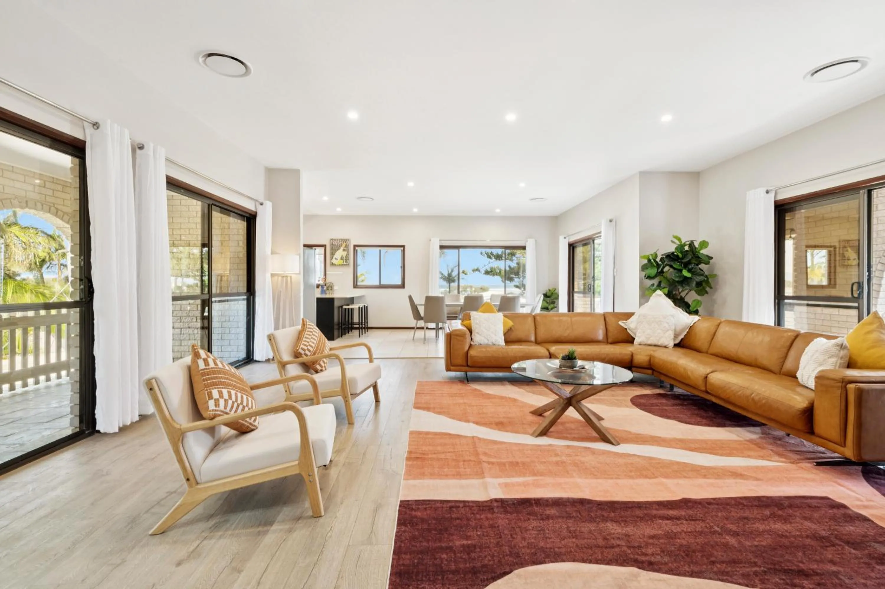 Seating area in Ingenia Holidays Nambucca Heads