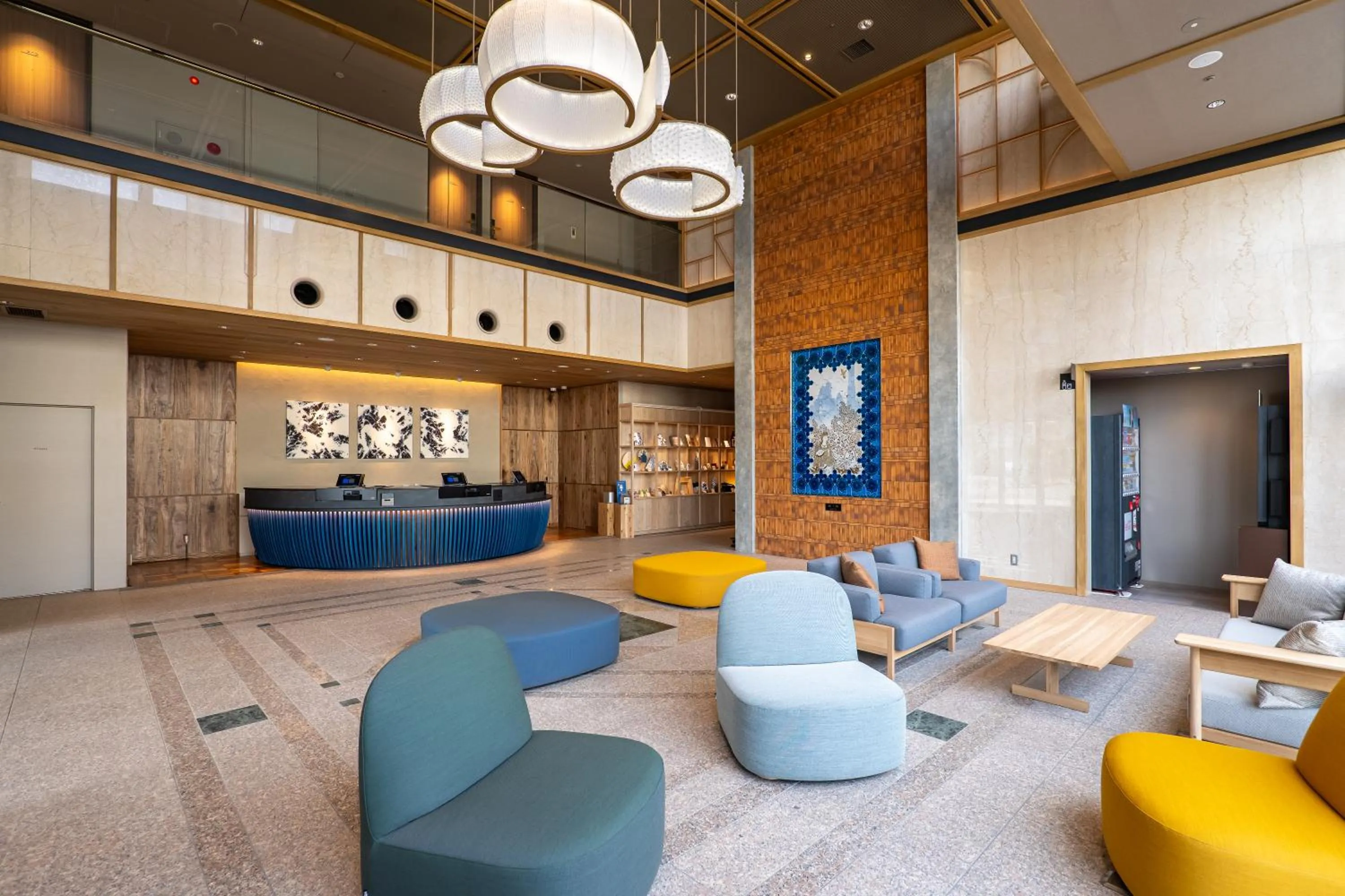 Lobby or reception in -SPA RESORT- Nagoya Kasadera Hotel