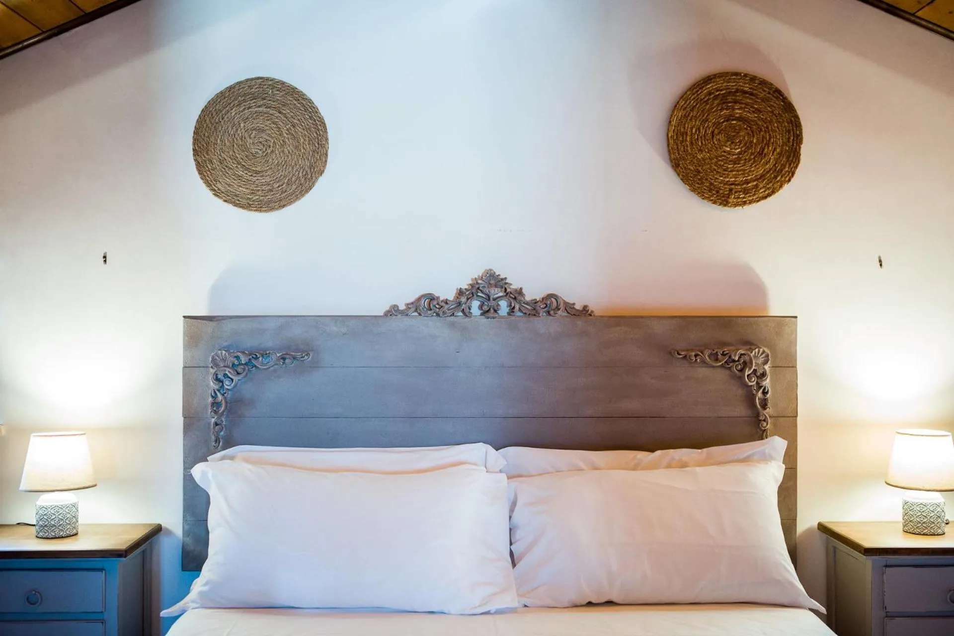 Bed in Trulli Nuova Aia Resort