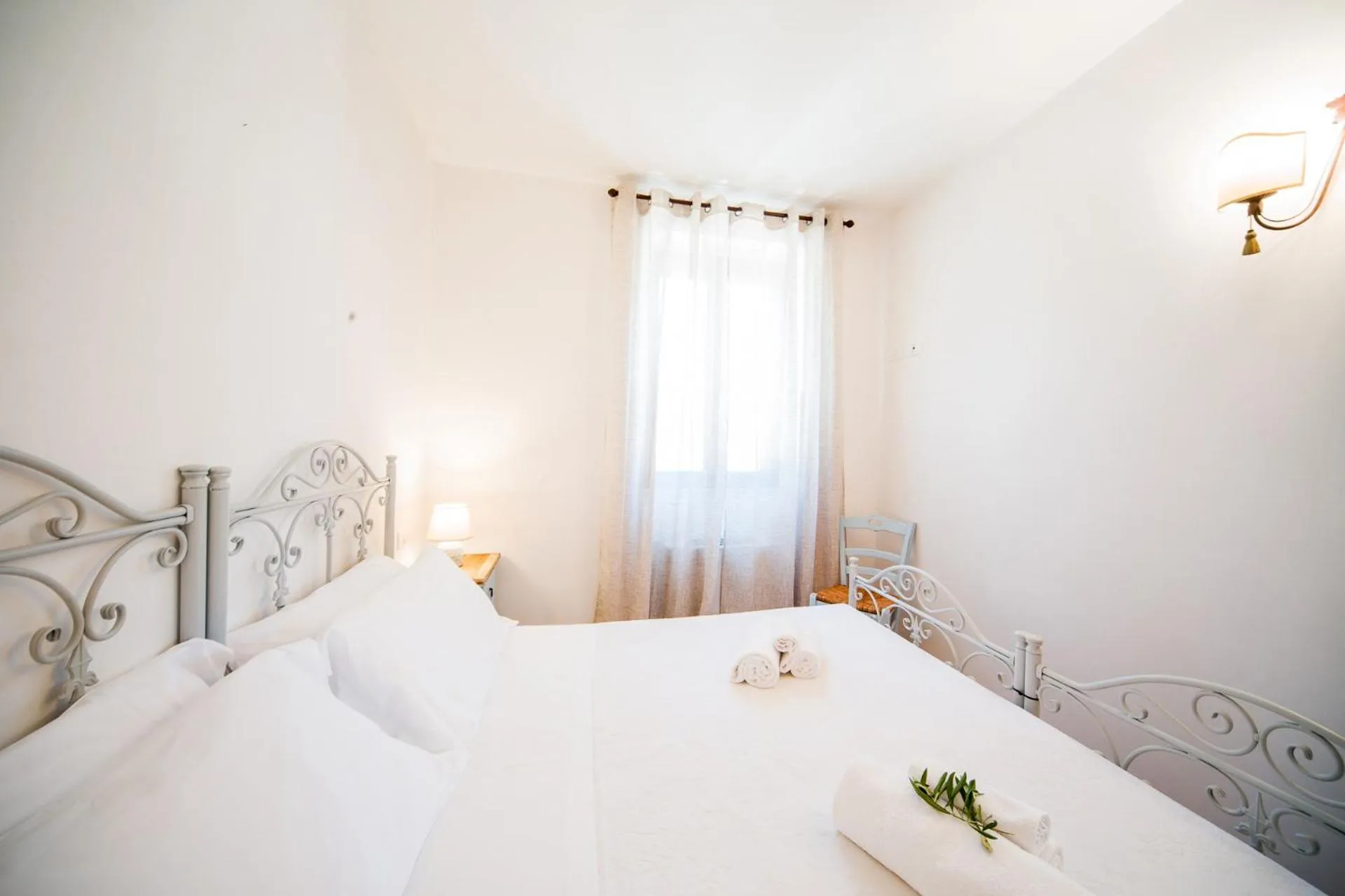 Bed in Trulli Nuova Aia Resort