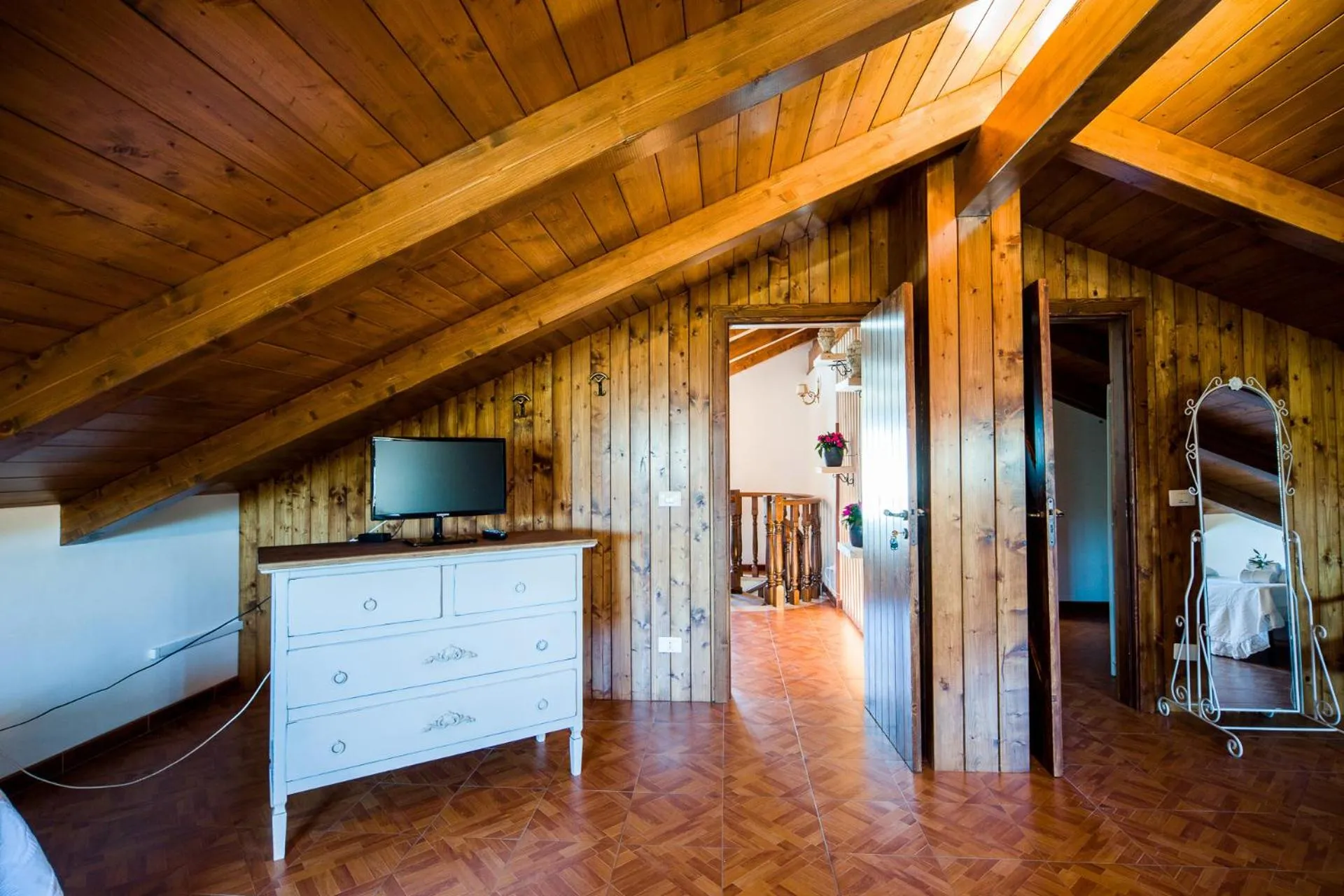 Bed in Trulli Nuova Aia Resort