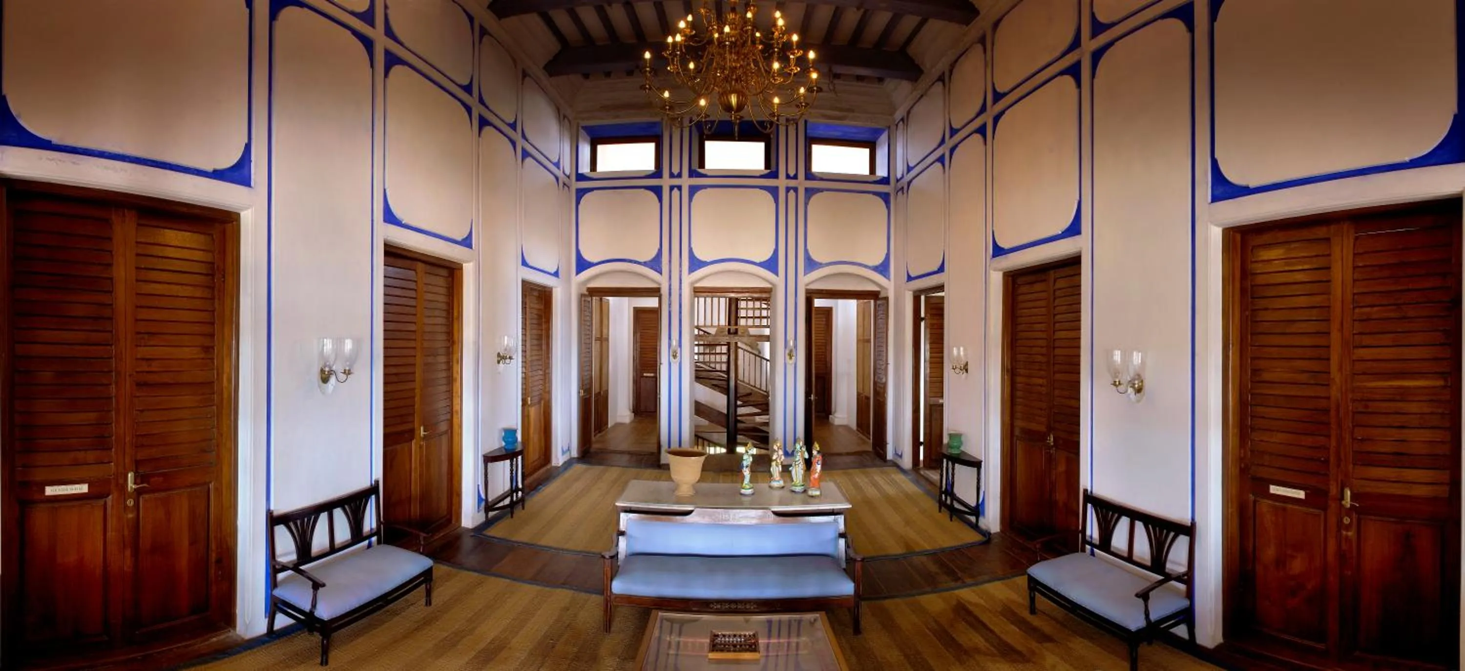 Lobby or reception in Neemrana's - Bungalow on The Beach
