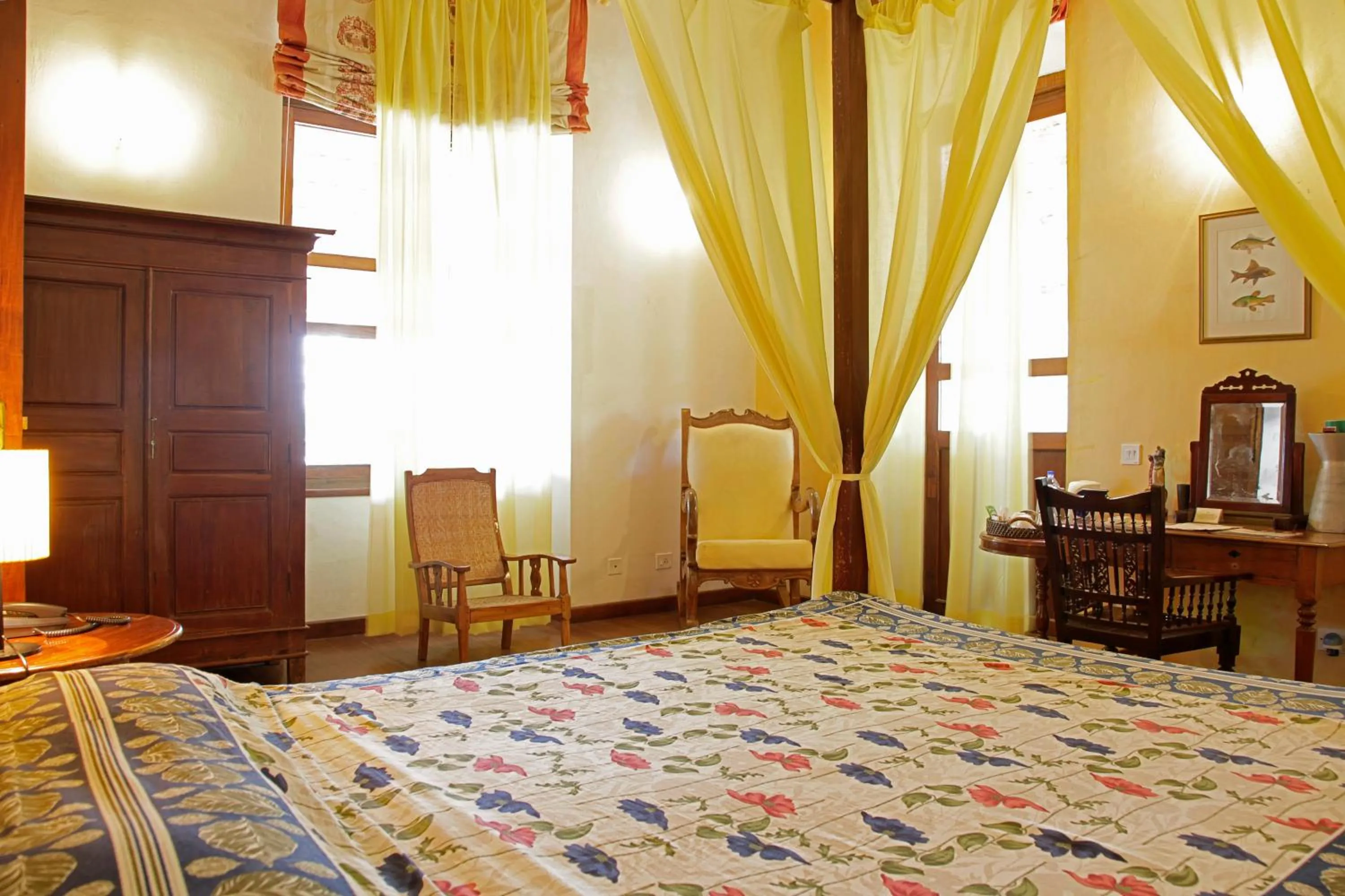 Bedroom, Bed in Neemrana's - Bungalow on The Beach