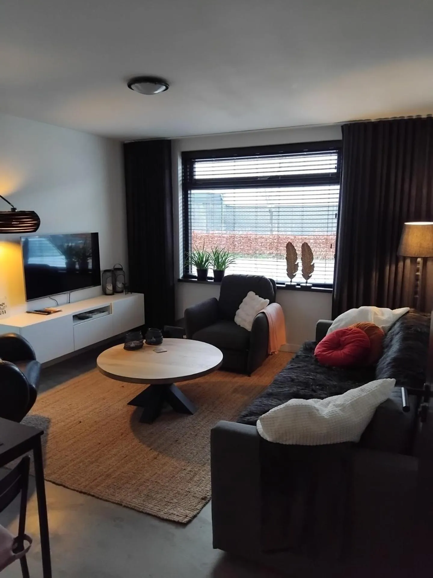 Living room in Ruunerwoldse Stekkie met eigen badkamer