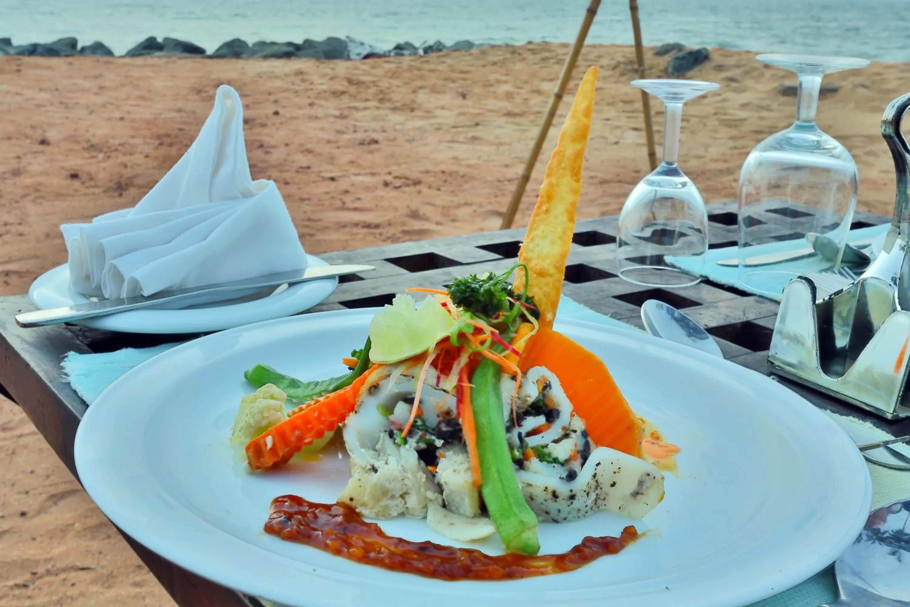 Food close-up in Amagi Beach – Secluded Slice of Paradise