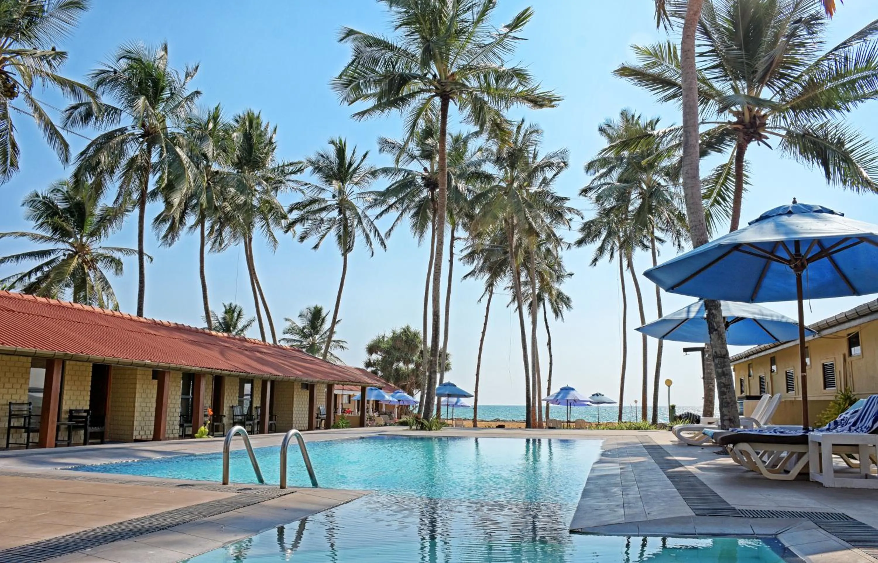 Swimming pool in Amagi Beach – Secluded Slice of Paradise