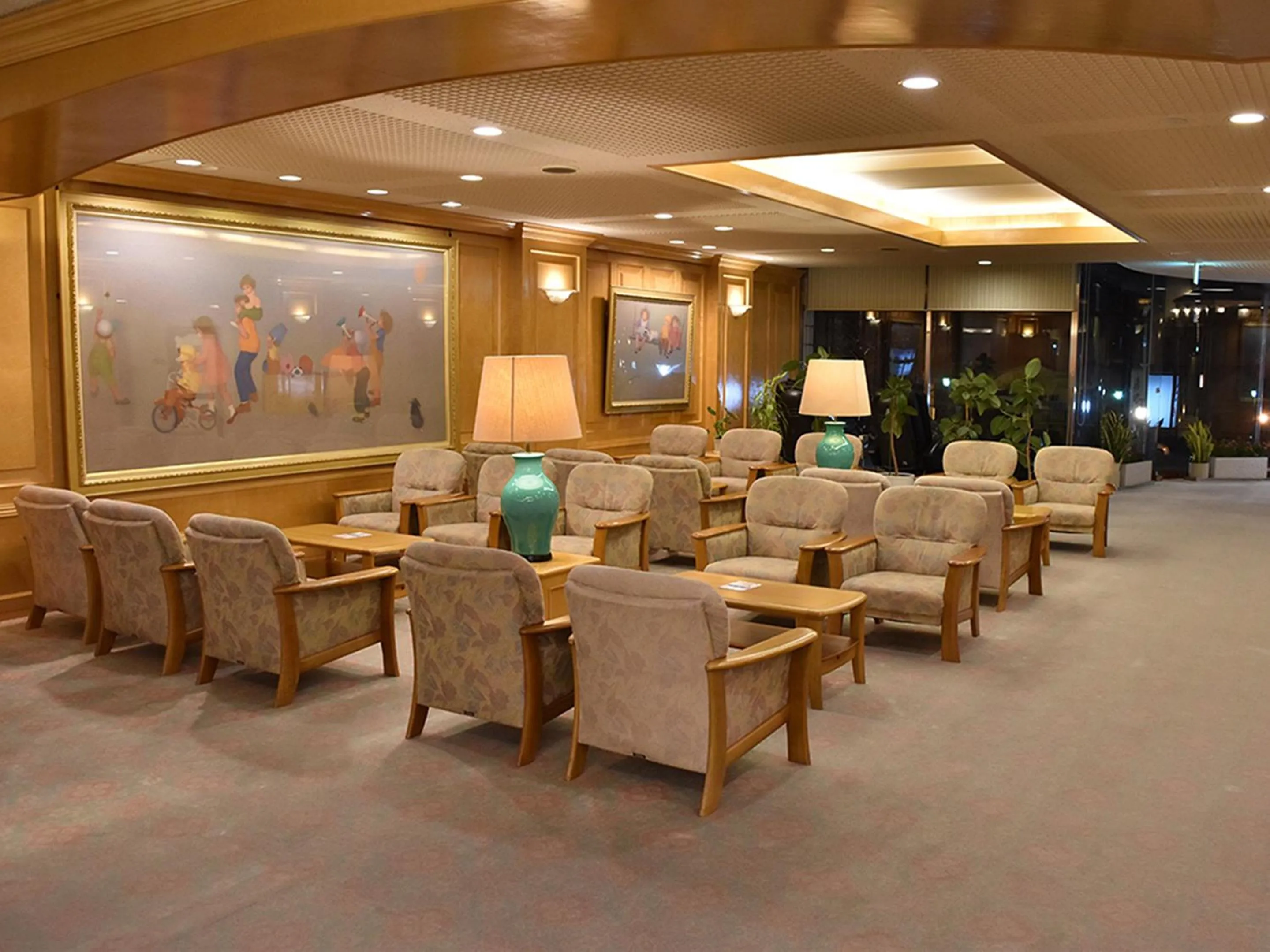 Lobby or reception in 湯郷グランドホテル Yunogo Onsen Yunogo Grand Hotel