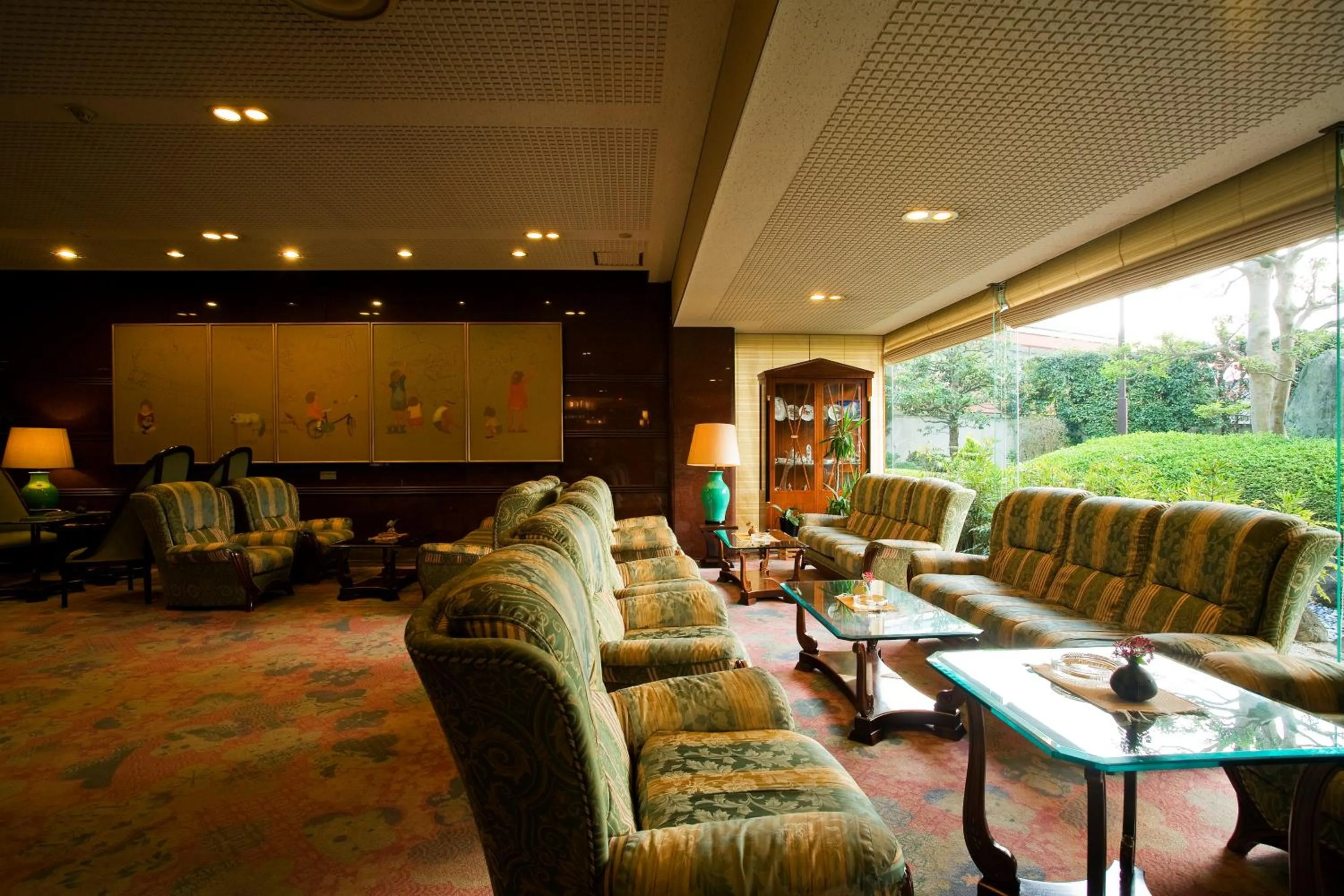 Lobby or reception in 湯郷グランドホテル Yunogo Onsen Yunogo Grand Hotel