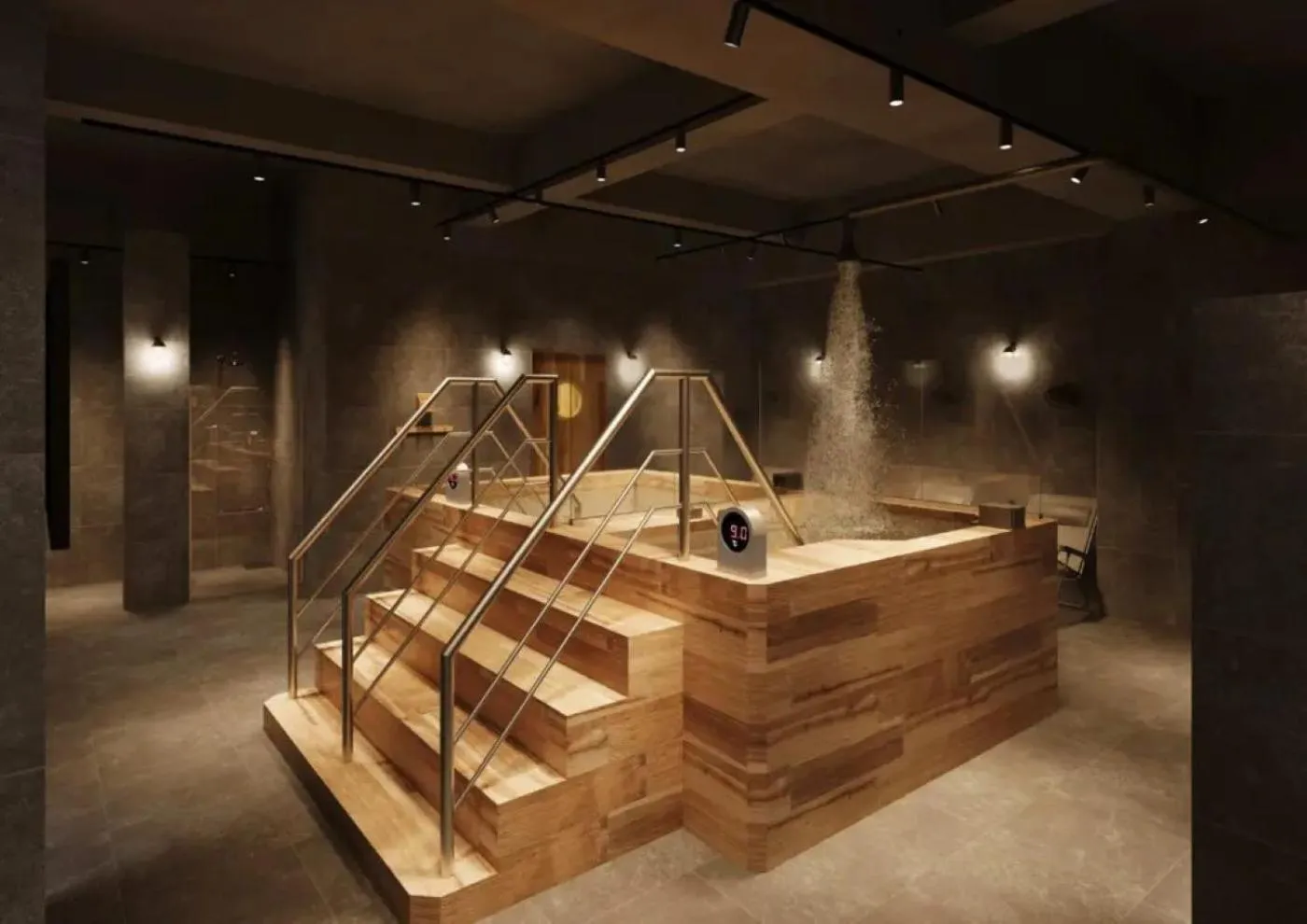 Sauna in Seaside Hotel Maiko Villa Kobe