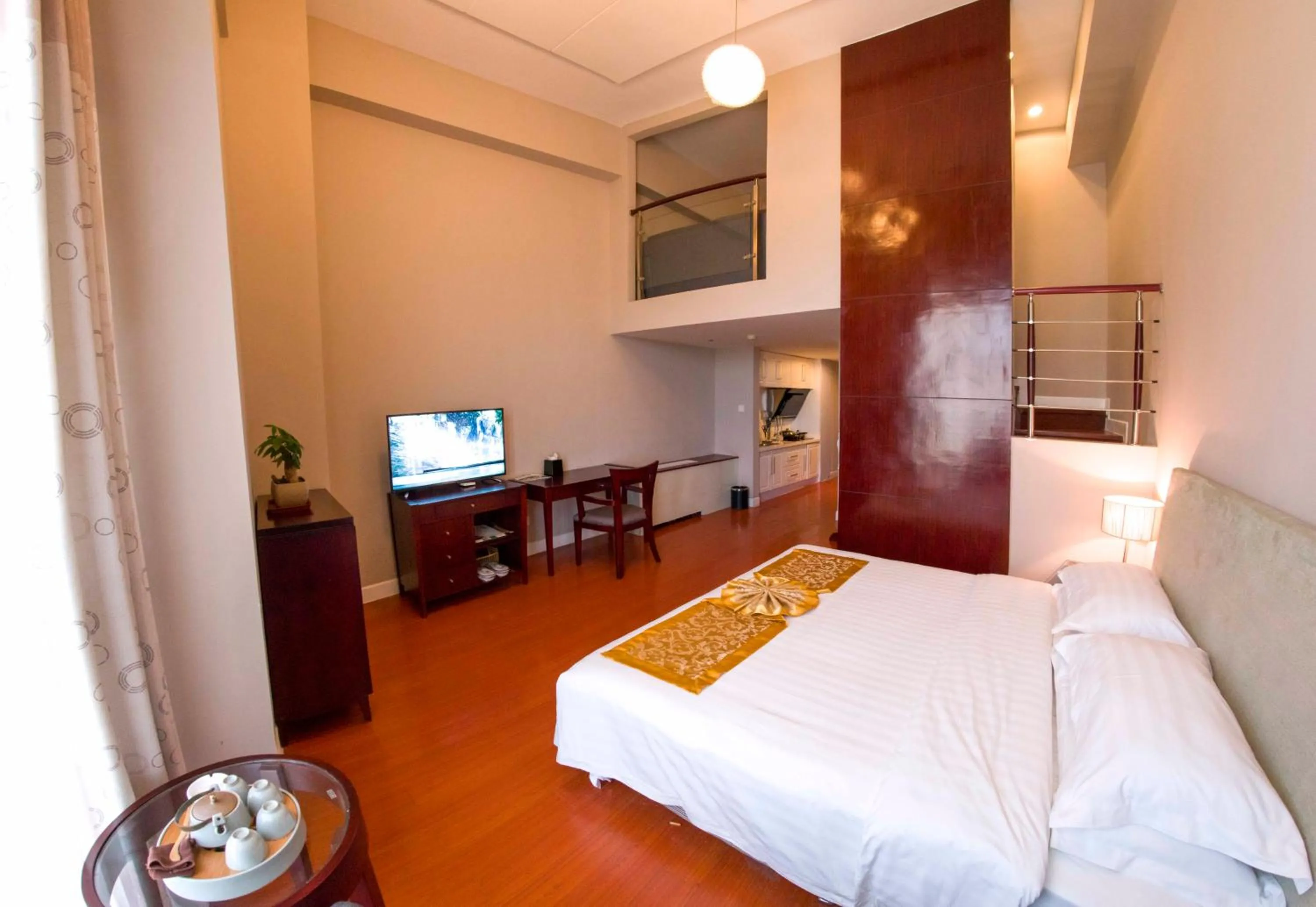 Bed in Fulitai International Hotel