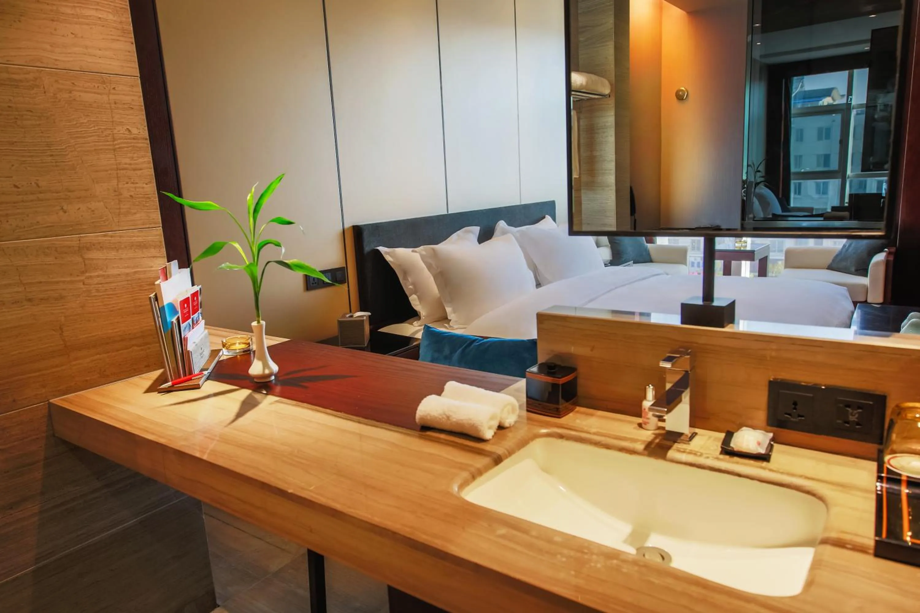 Decorative detail in Fulitai International Hotel