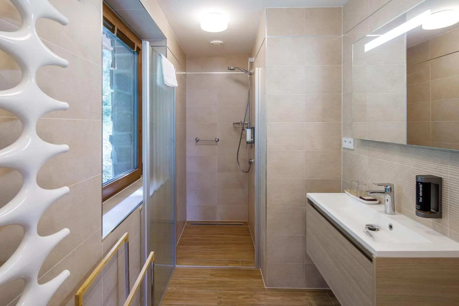 Shower in Hotel Villa Golf Cihelny