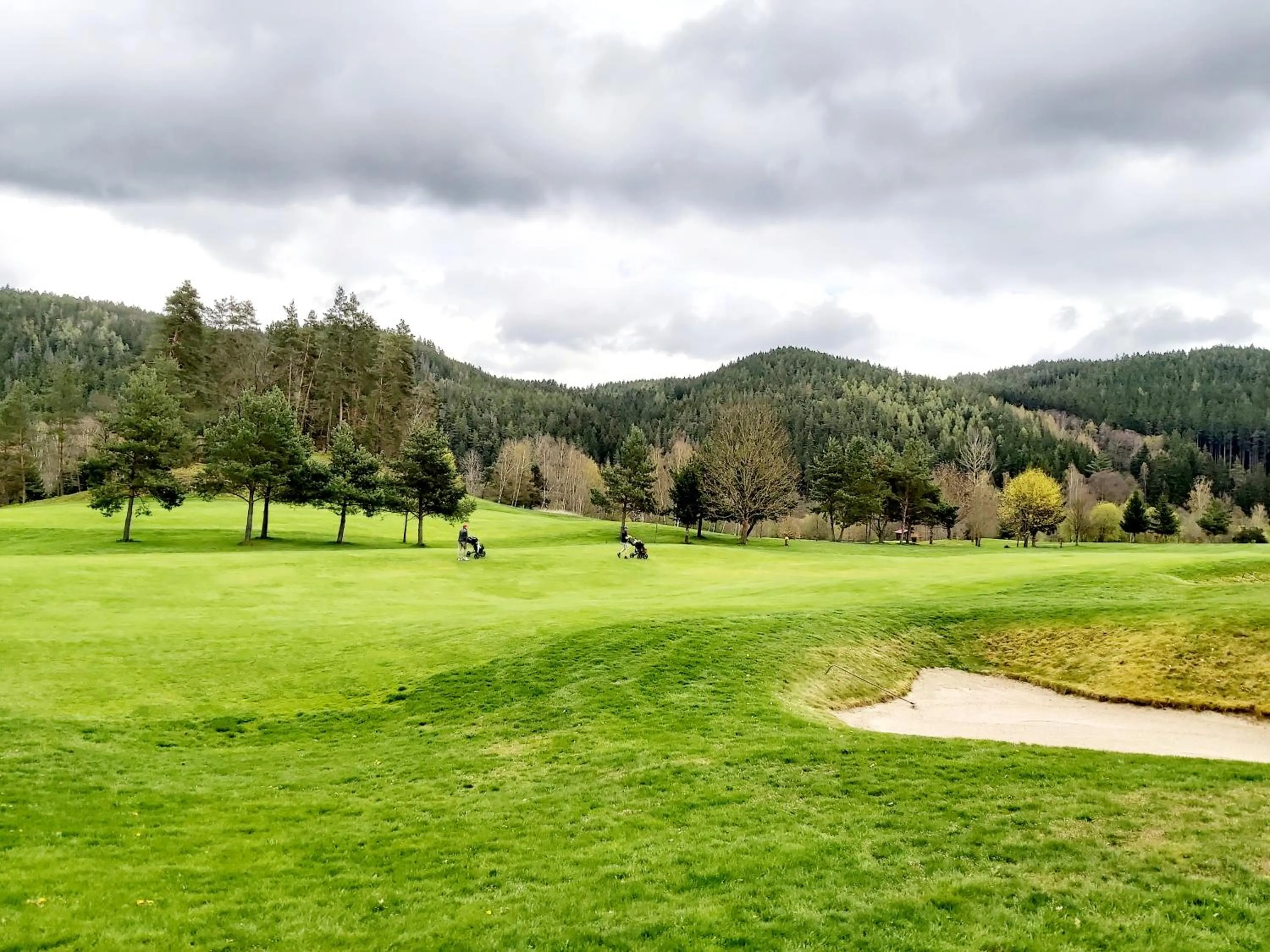 Natural landscape in Hotel Villa Golf Cihelny
