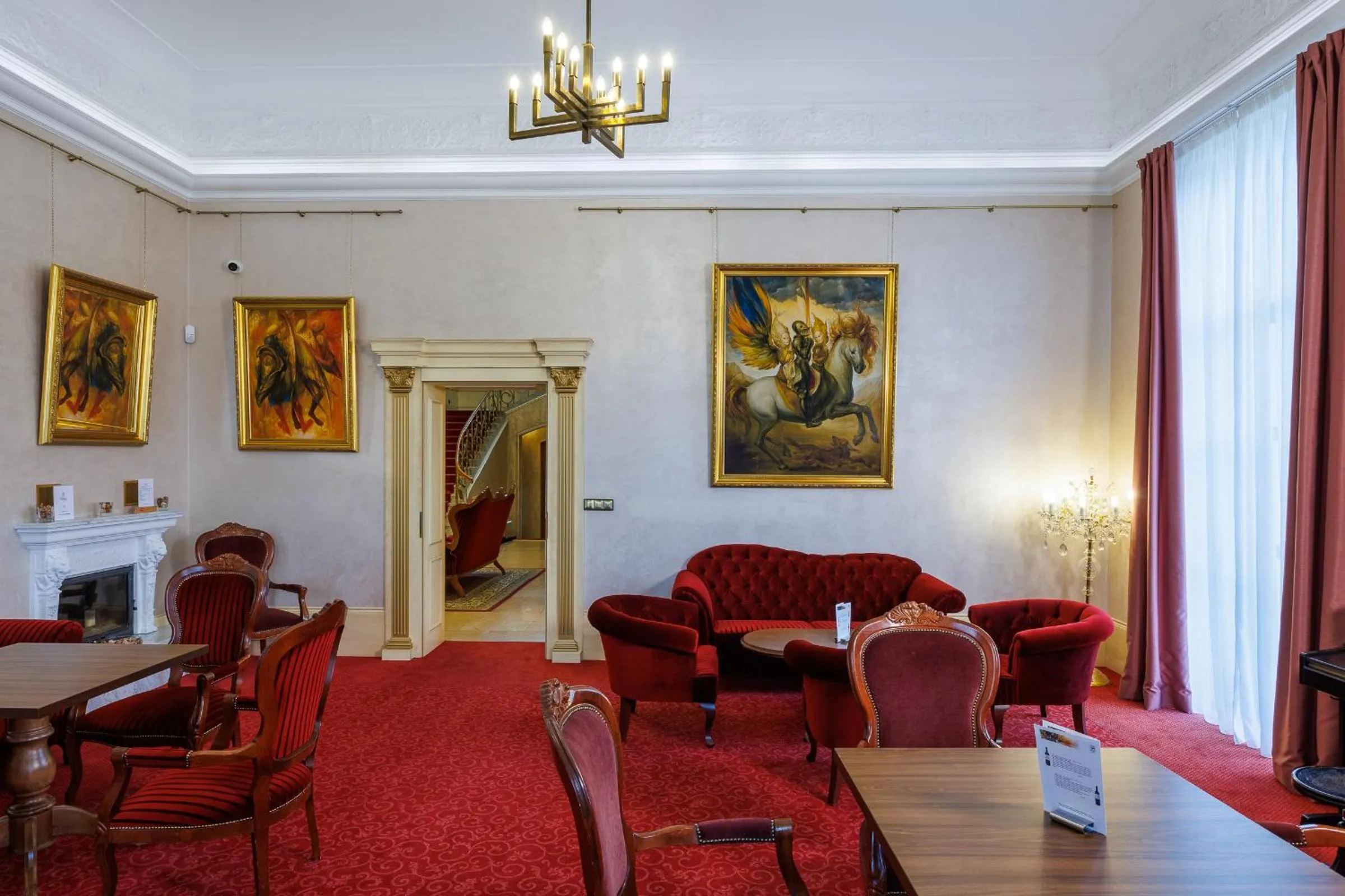 Lobby or reception in Hotel Villa Golf Cihelny