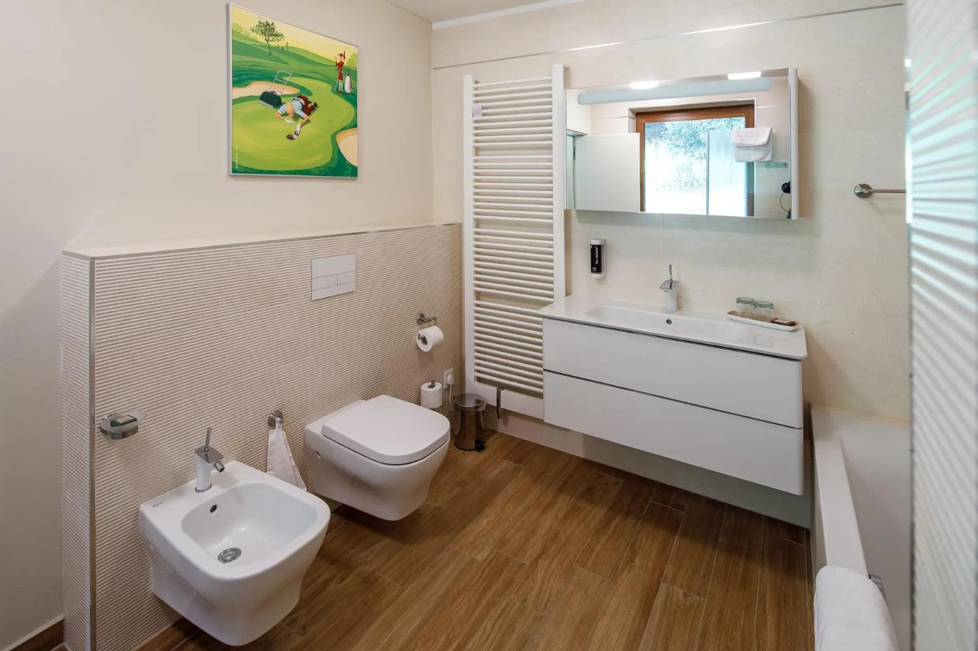 Toilet in Hotel Villa Golf Cihelny