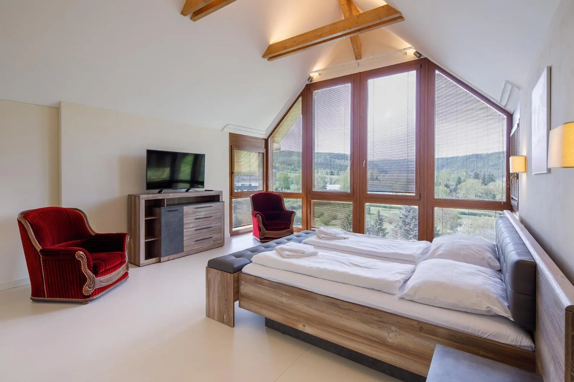 Bed in Hotel Villa Golf Cihelny