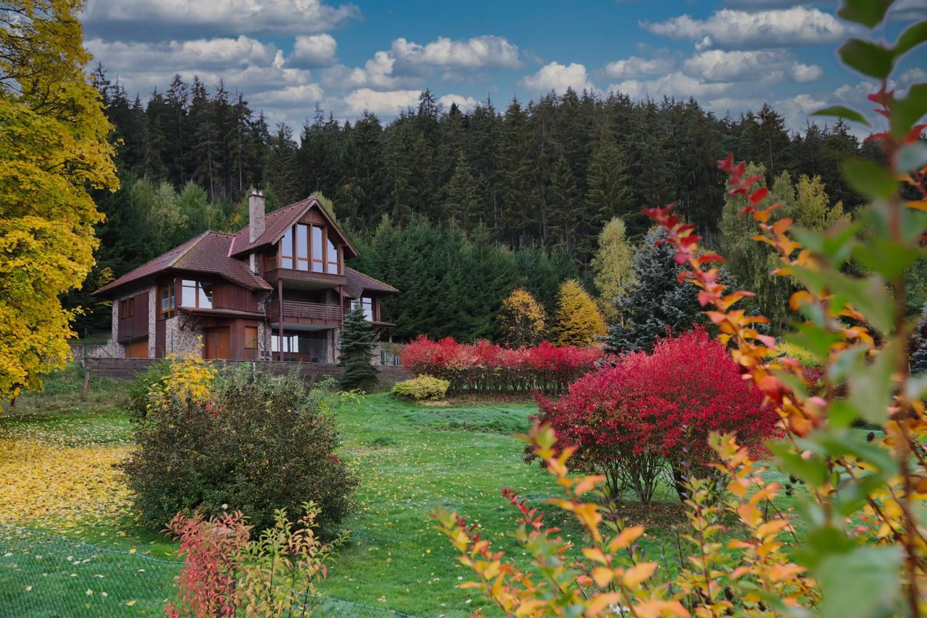 Property building in Hotel Villa Golf Cihelny