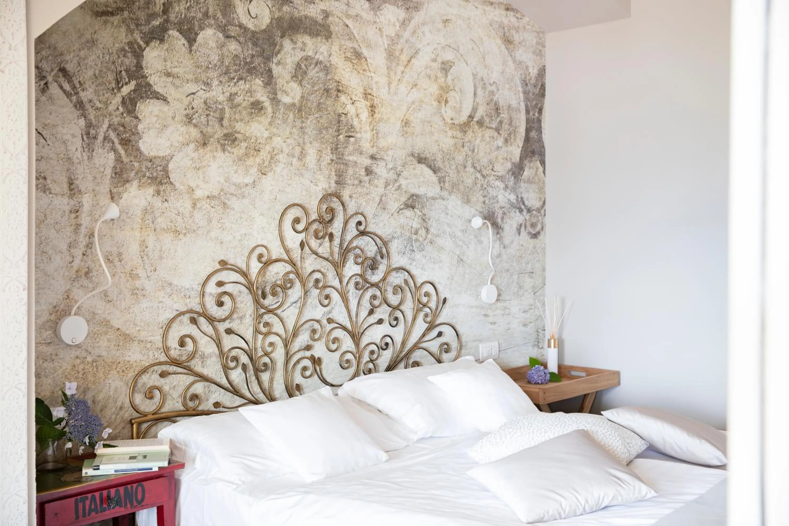 Bed in Relais Villa Porta