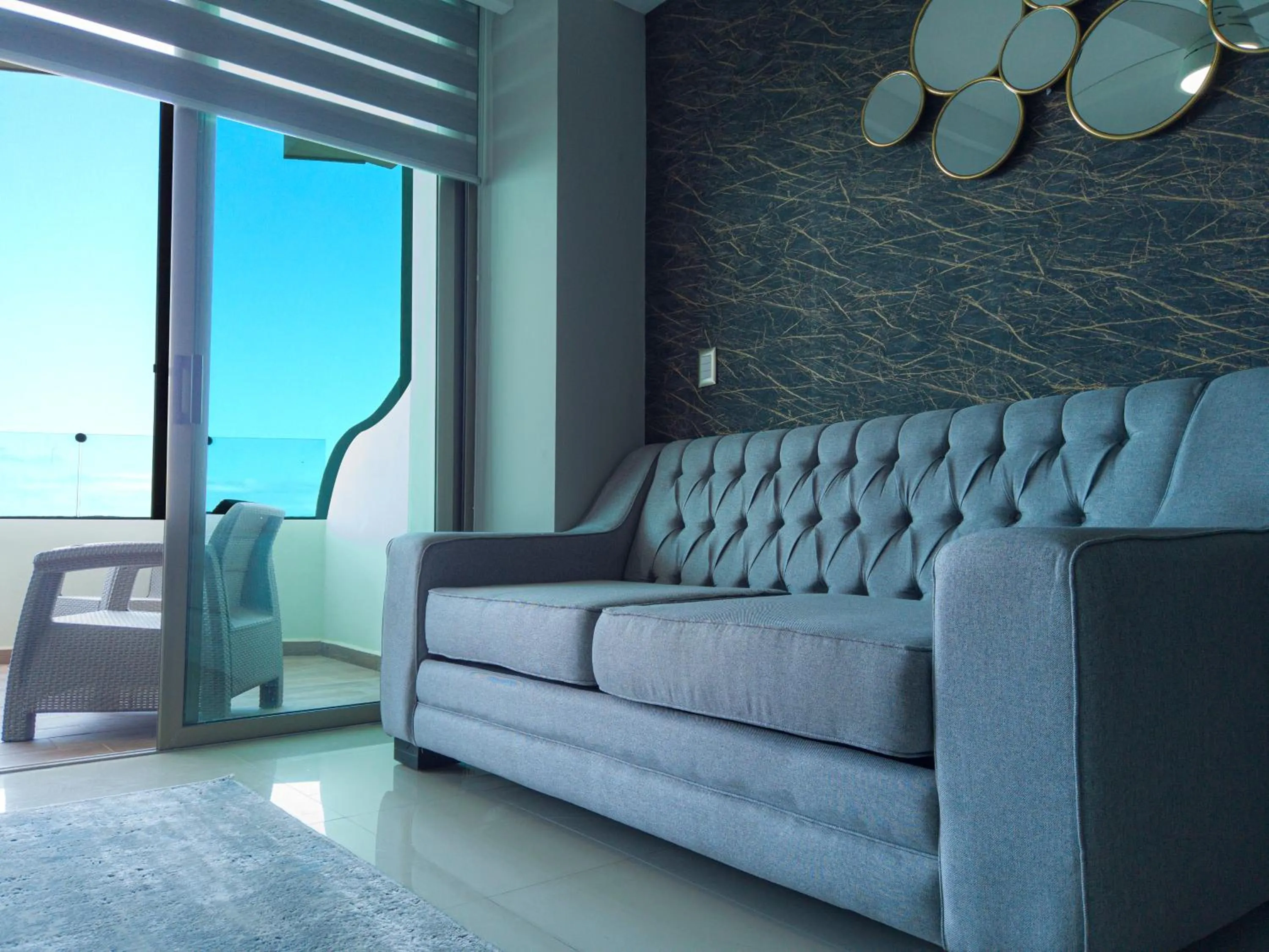 Living room in Tramonto Resort Mazatlan