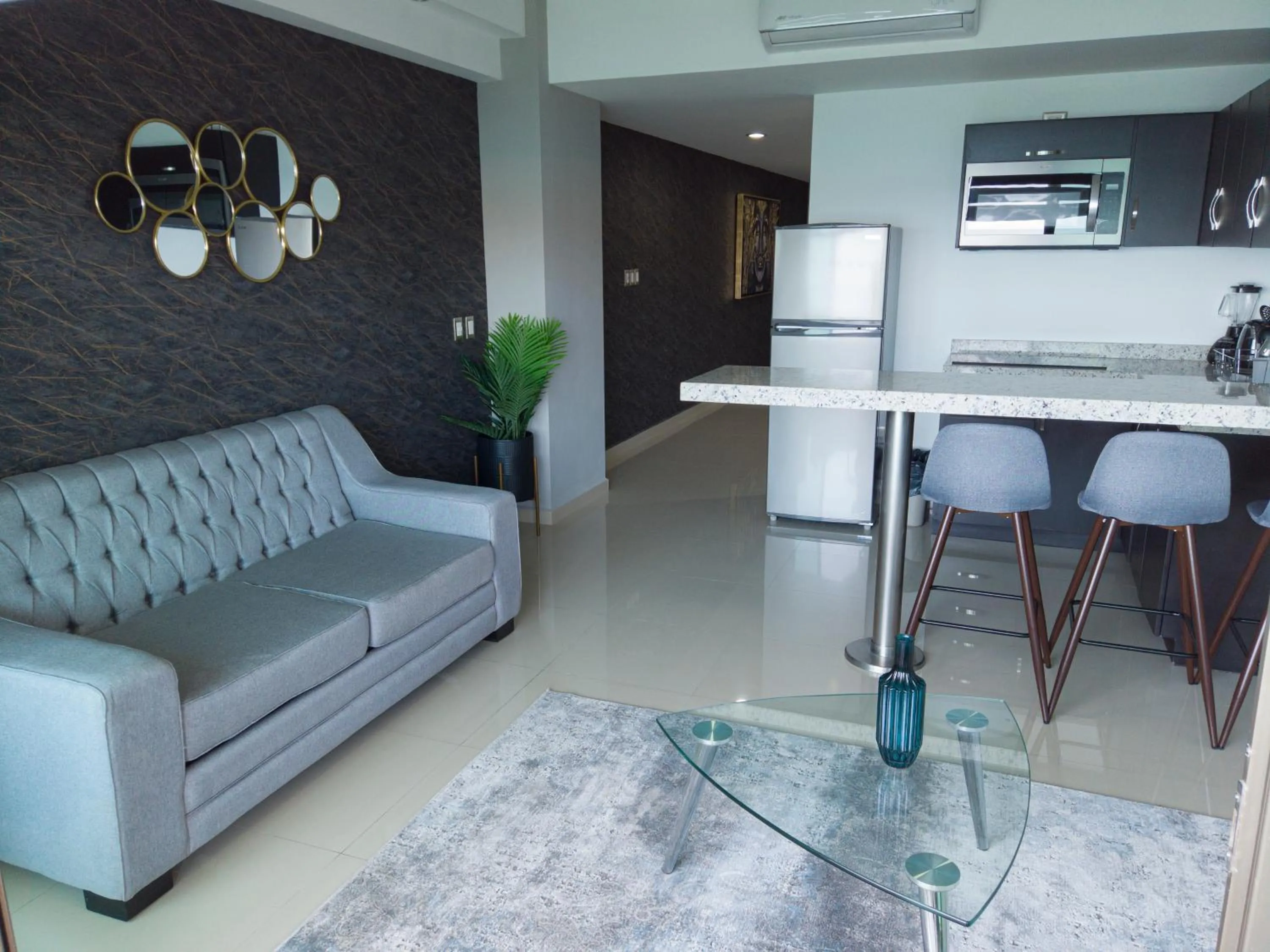 Living room in Tramonto Resort Mazatlan