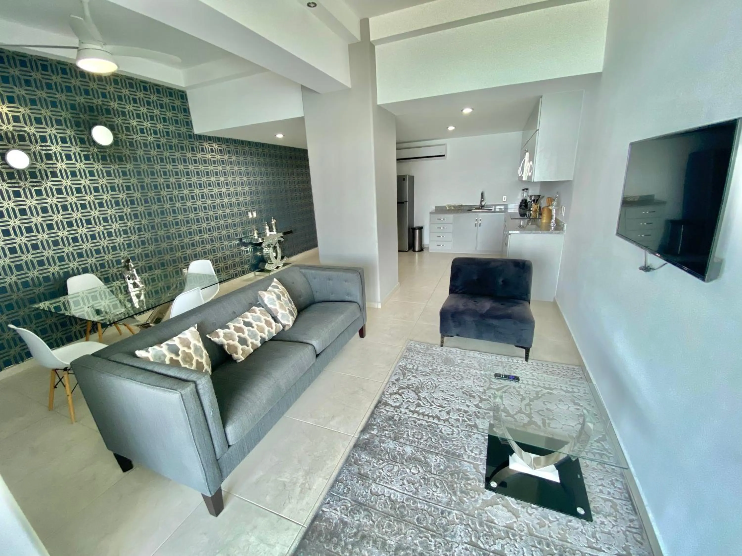 Living room in Tramonto Resort Mazatlan