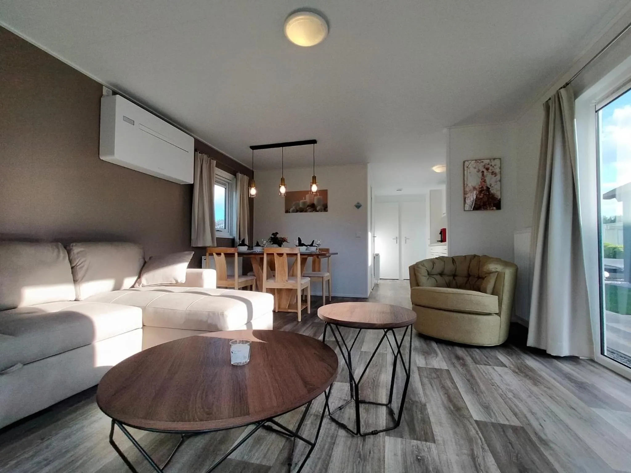 Living room in Waterpark Giethoorn