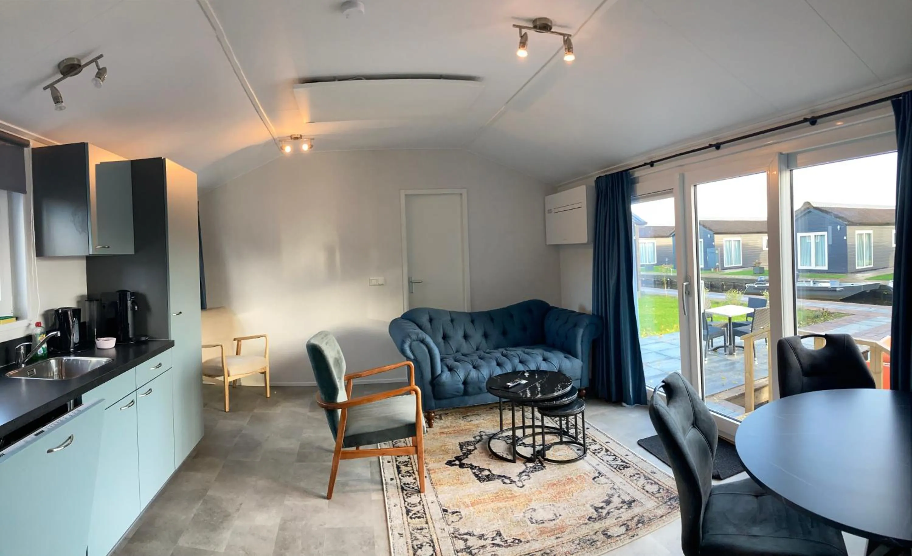 Living room in Waterpark Giethoorn