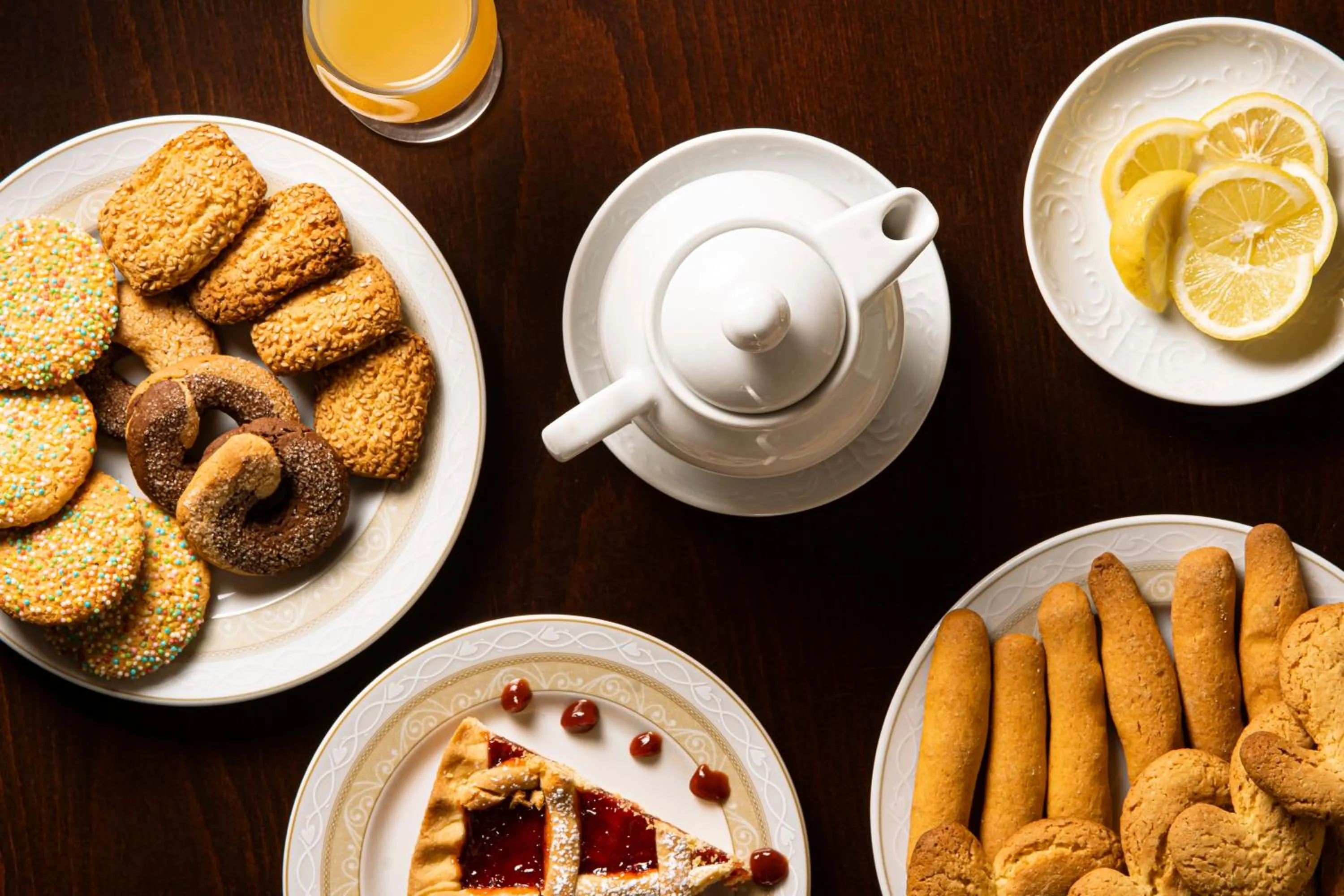 Food and drinks in Hotel Villa Romeo