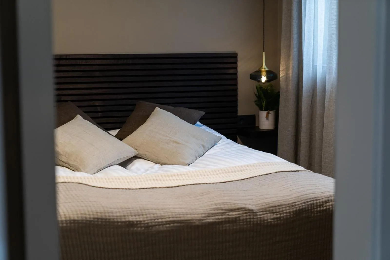 Bed in Keflavik Luxury apartment - KLA