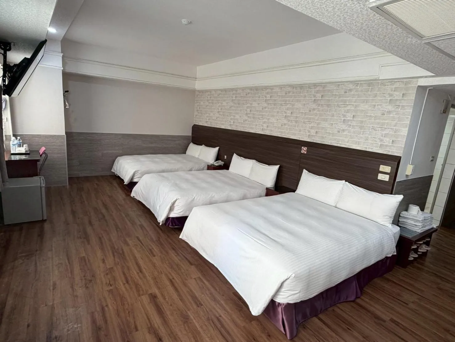 Bed in Long Siang Hotel