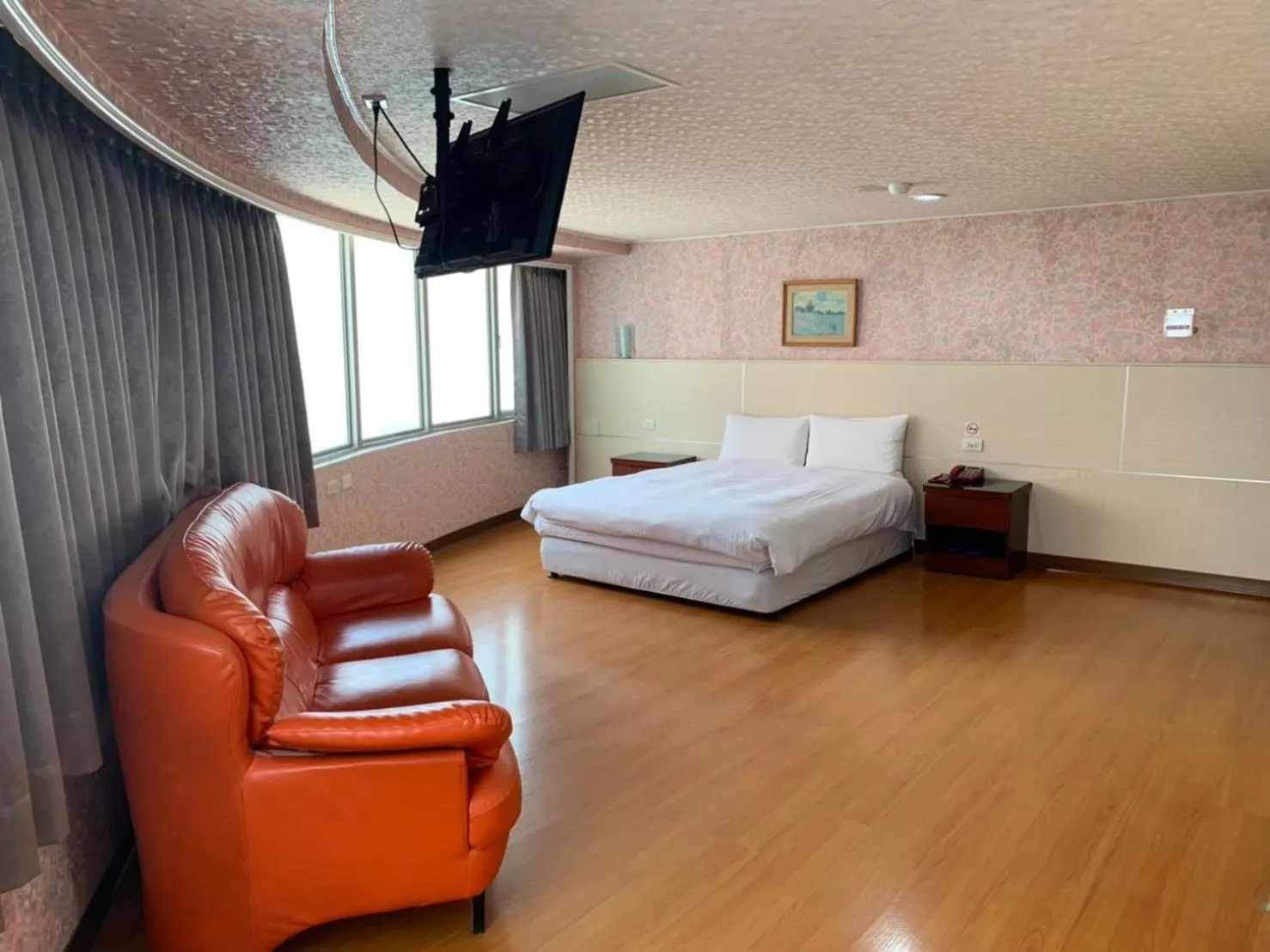 Bed in Long Siang Hotel