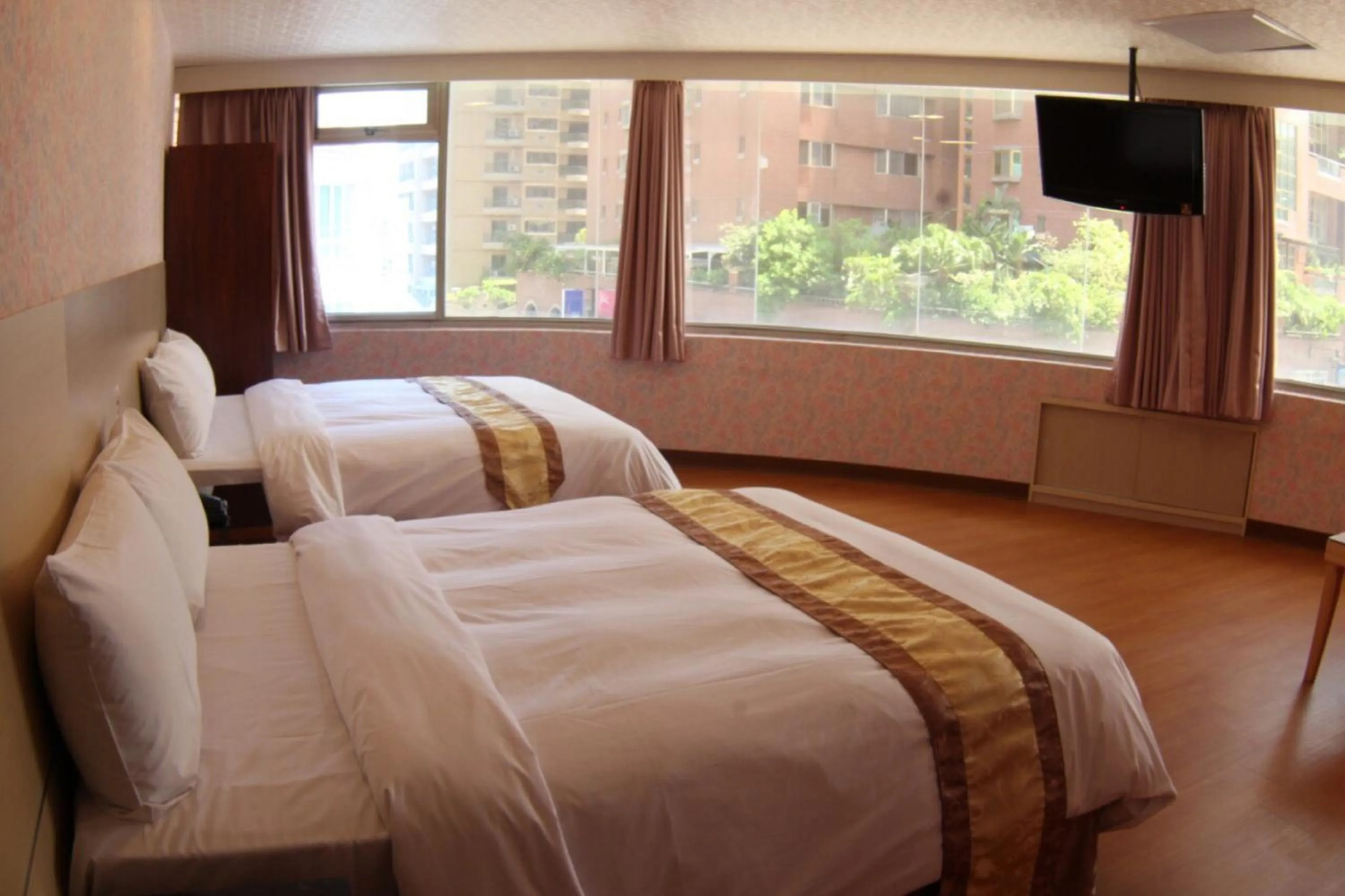 Bed in Long Siang Hotel