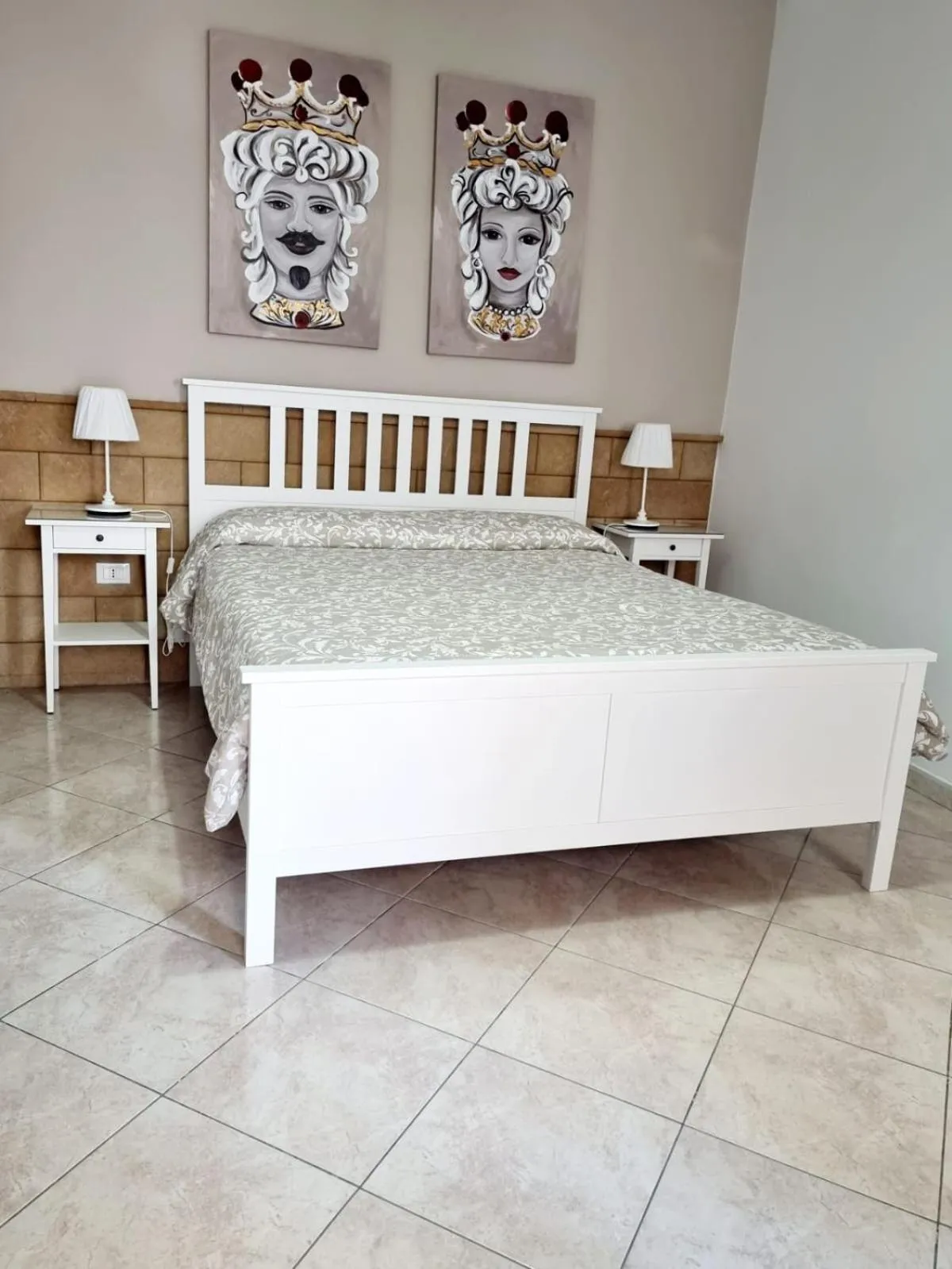 Bathroom, Bed in Bed and Breakfast Federica