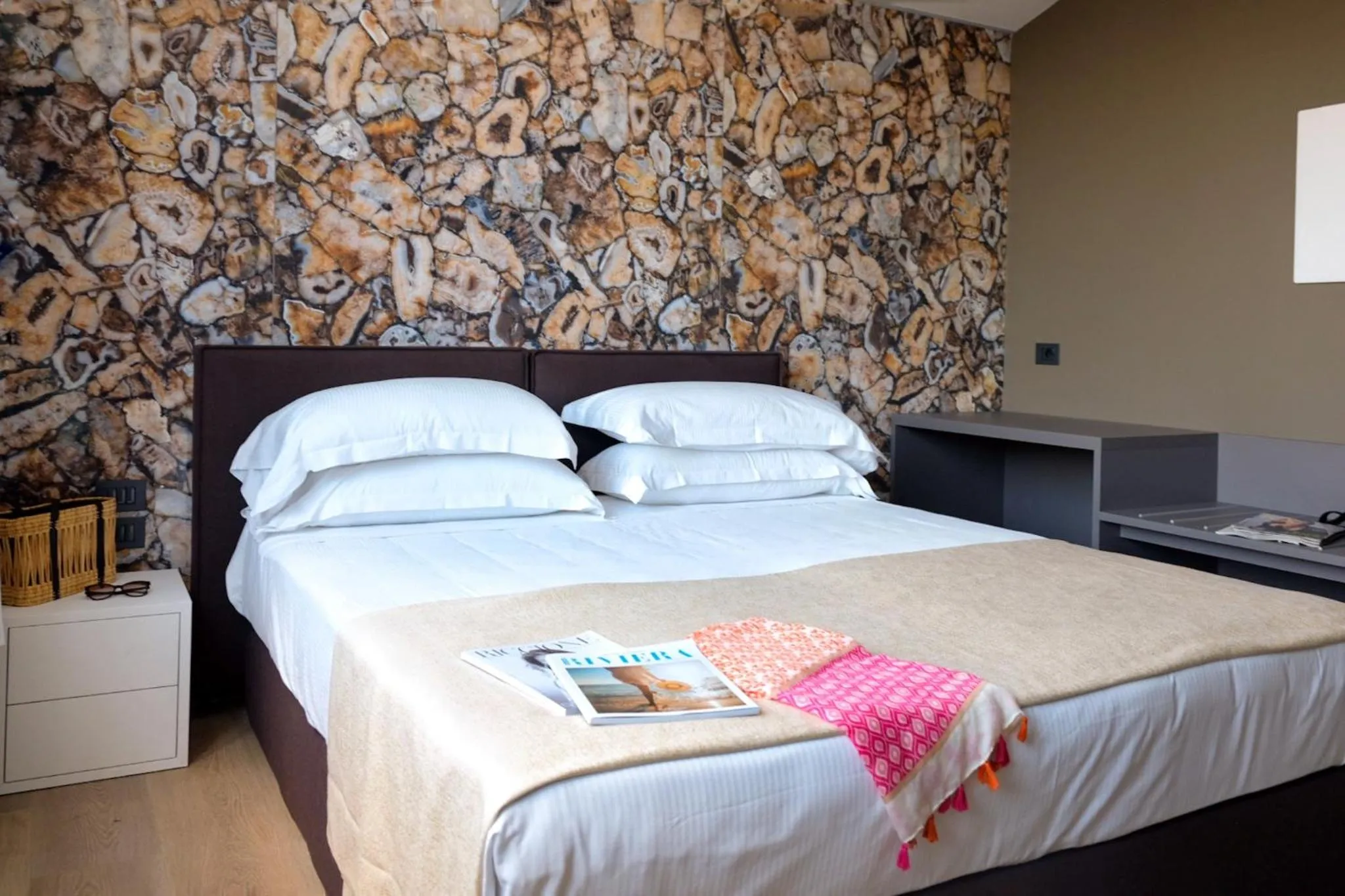 Bed in Hotel Luna Riccione e Aqua Spa Only Adults +12