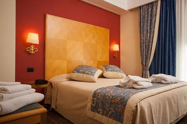 Photo of the whole room, Bed in Hotel Luna Riccione e Aqua Spa Only Adults +12