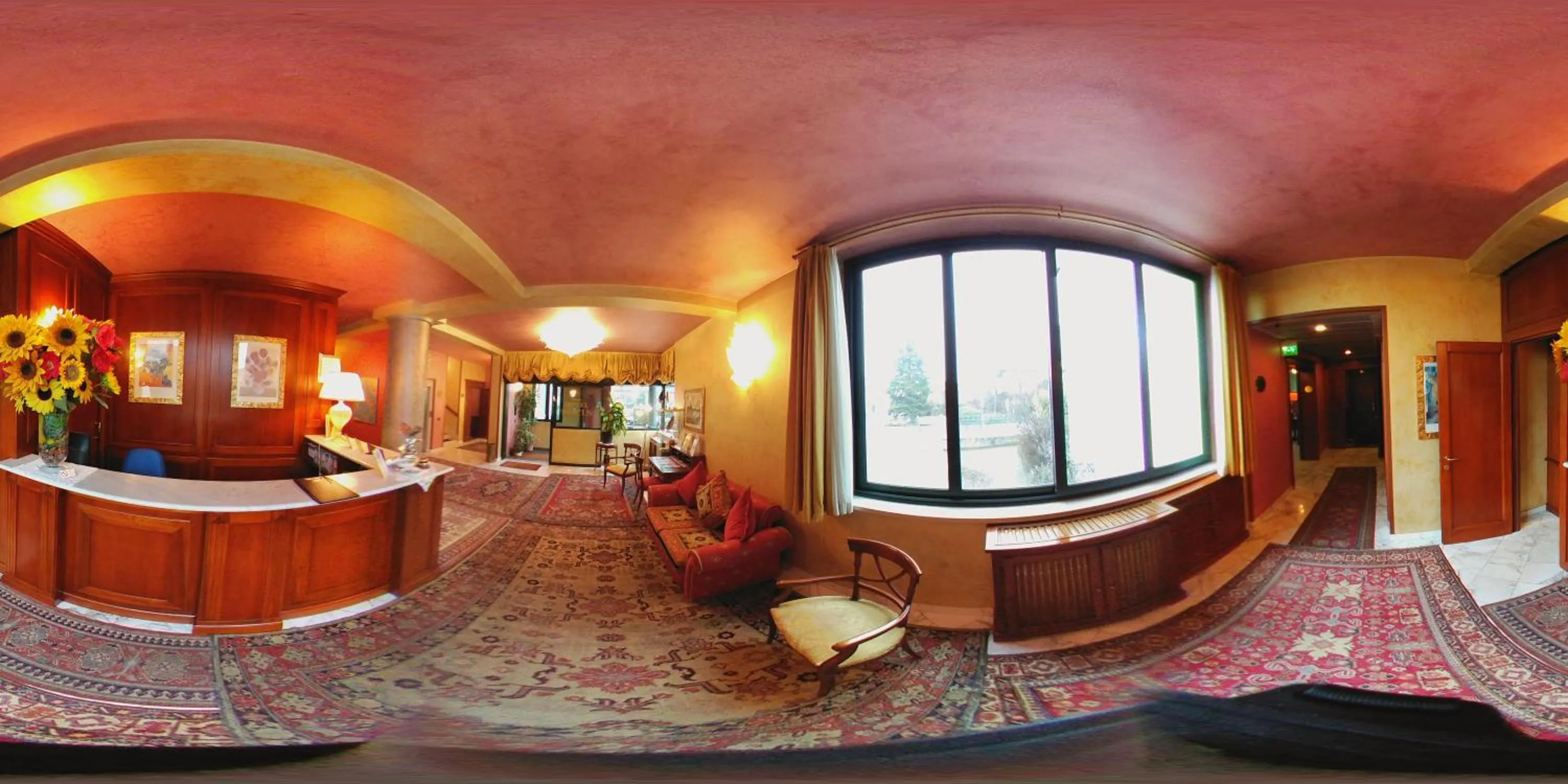 Lobby or reception in Hotel Abacus