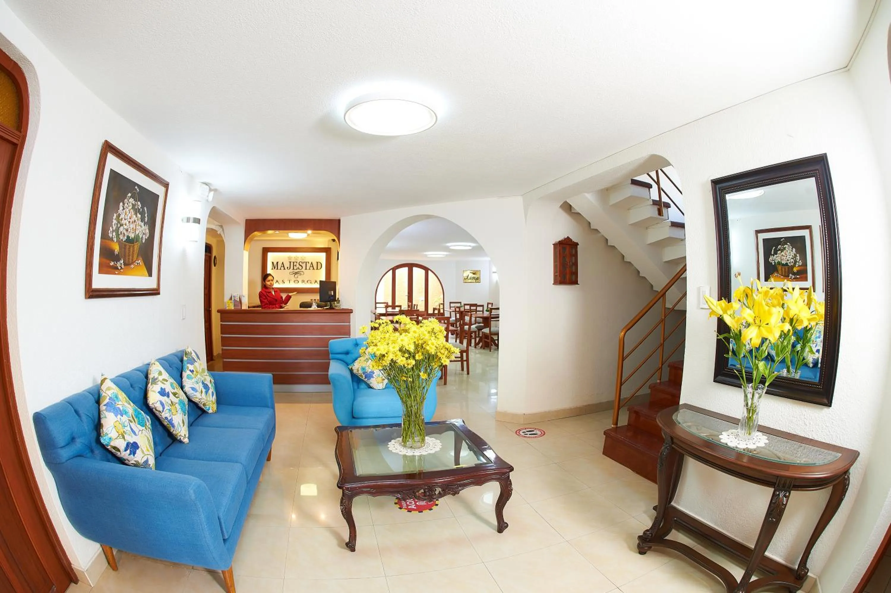 Lobby or reception in Astorga Hotel Arequipa