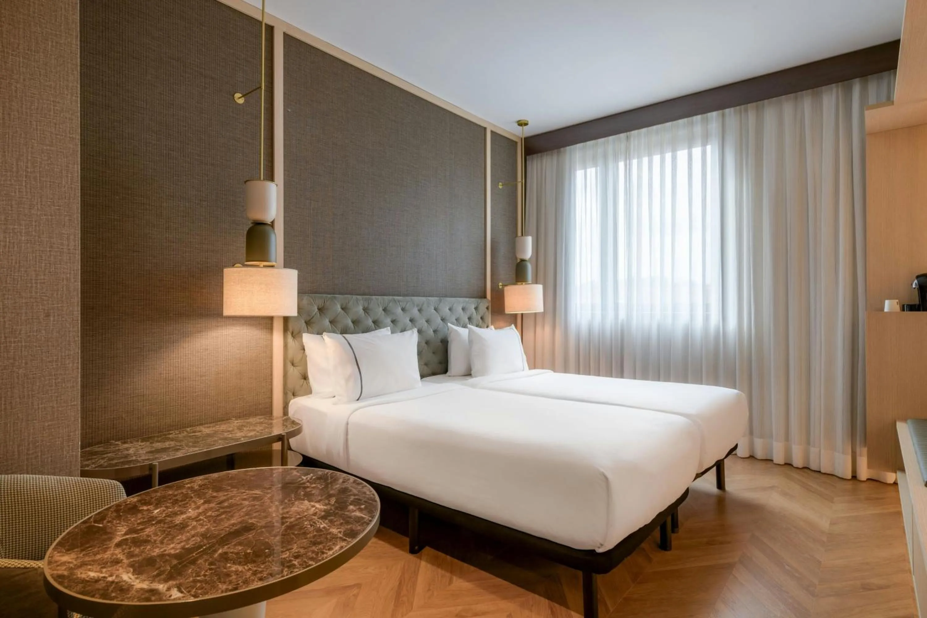 Photo of the whole room, Bed in AC Hotel Firenze by Marriott