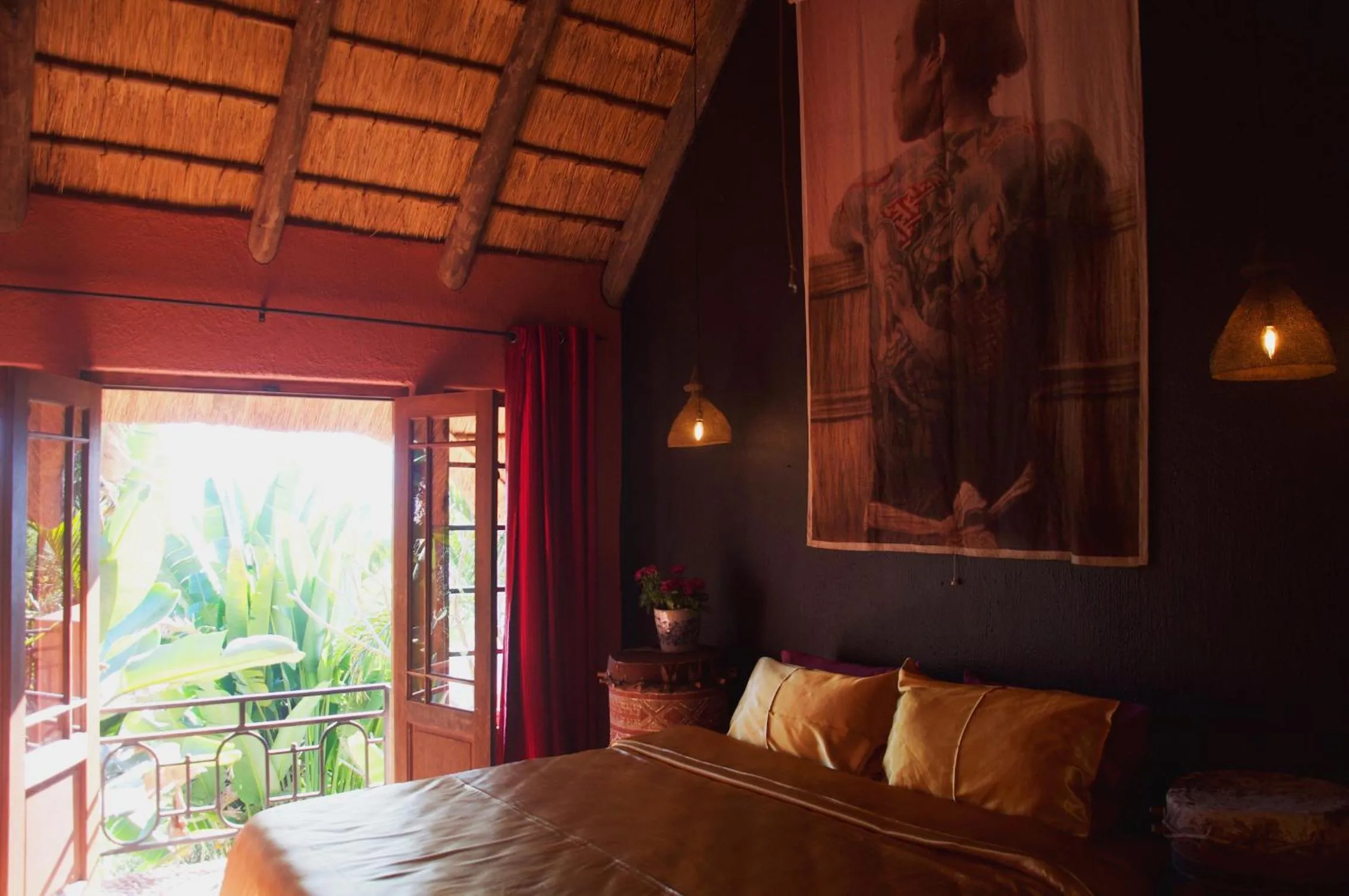 Bedroom, Bed in Timamoon Lodge