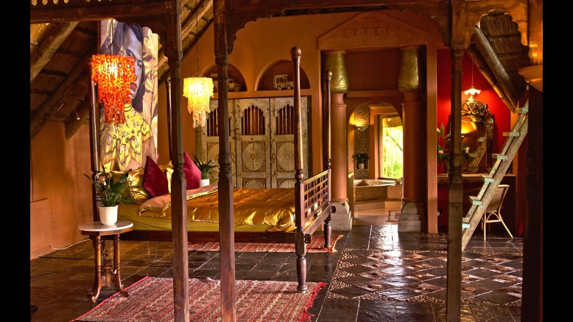 Bedroom, Bed in Timamoon Lodge