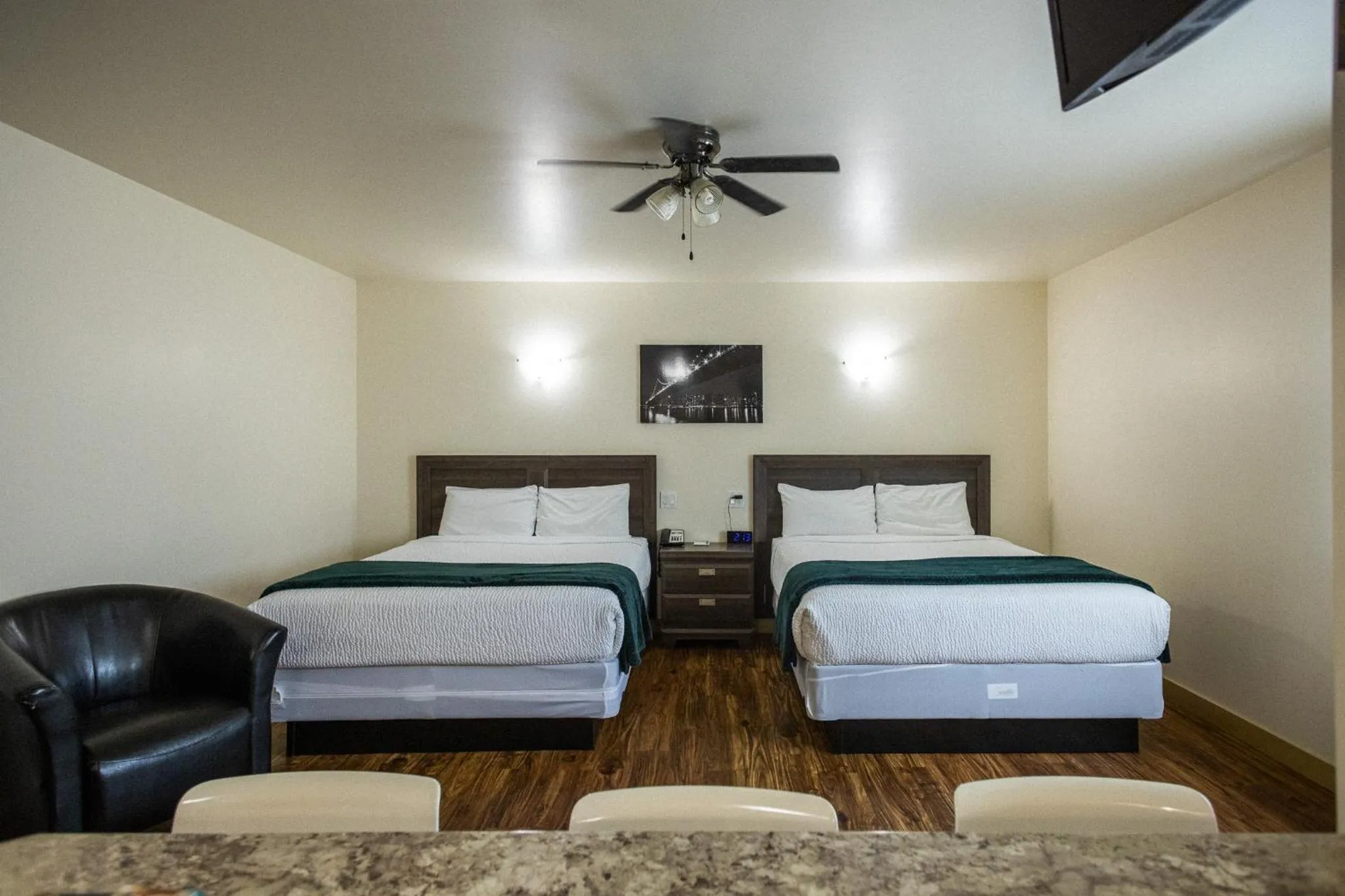 Bed in Sleep Suite Motel